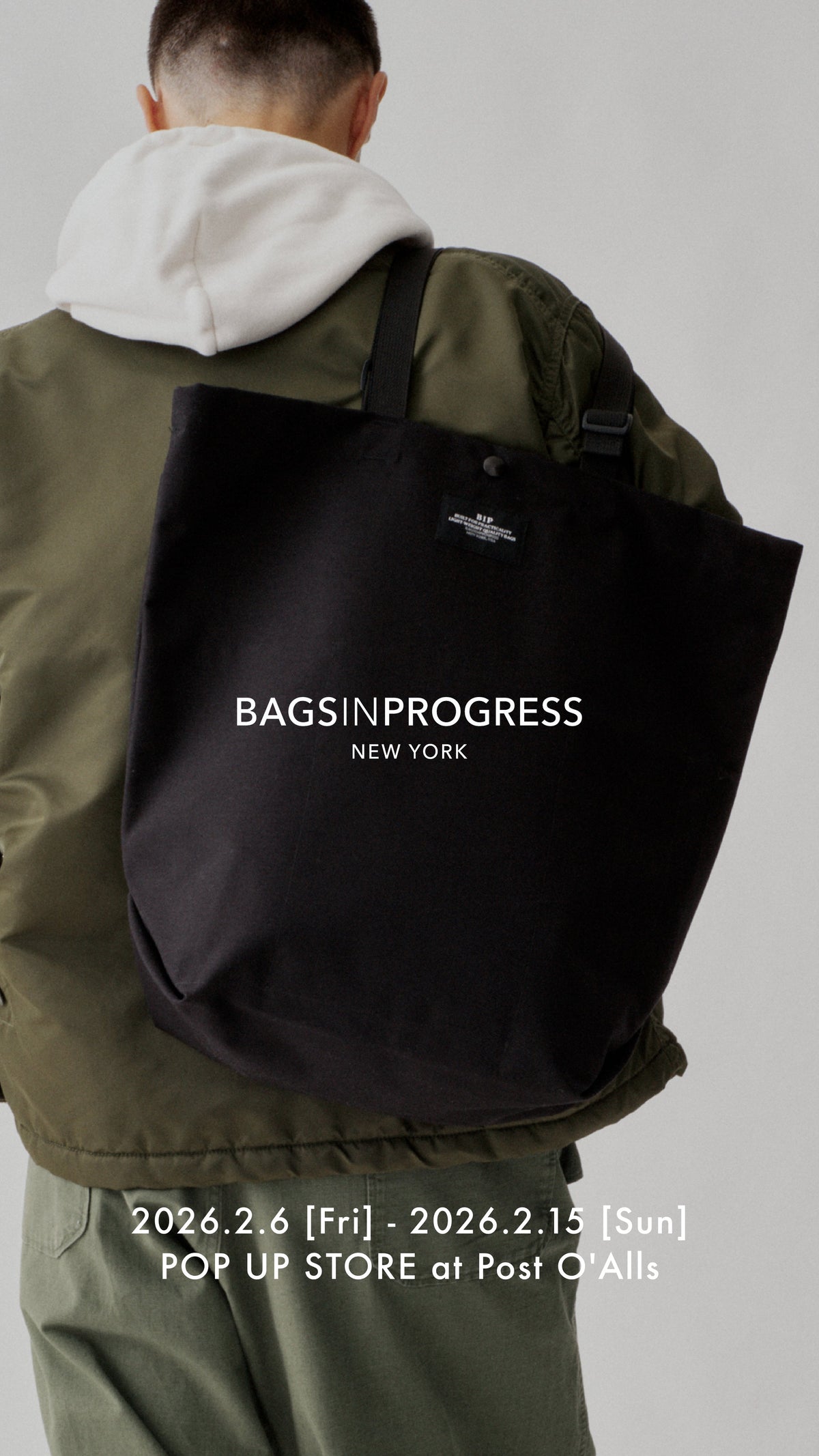BAGSINPROGRESS POP UP STORE at Post O
