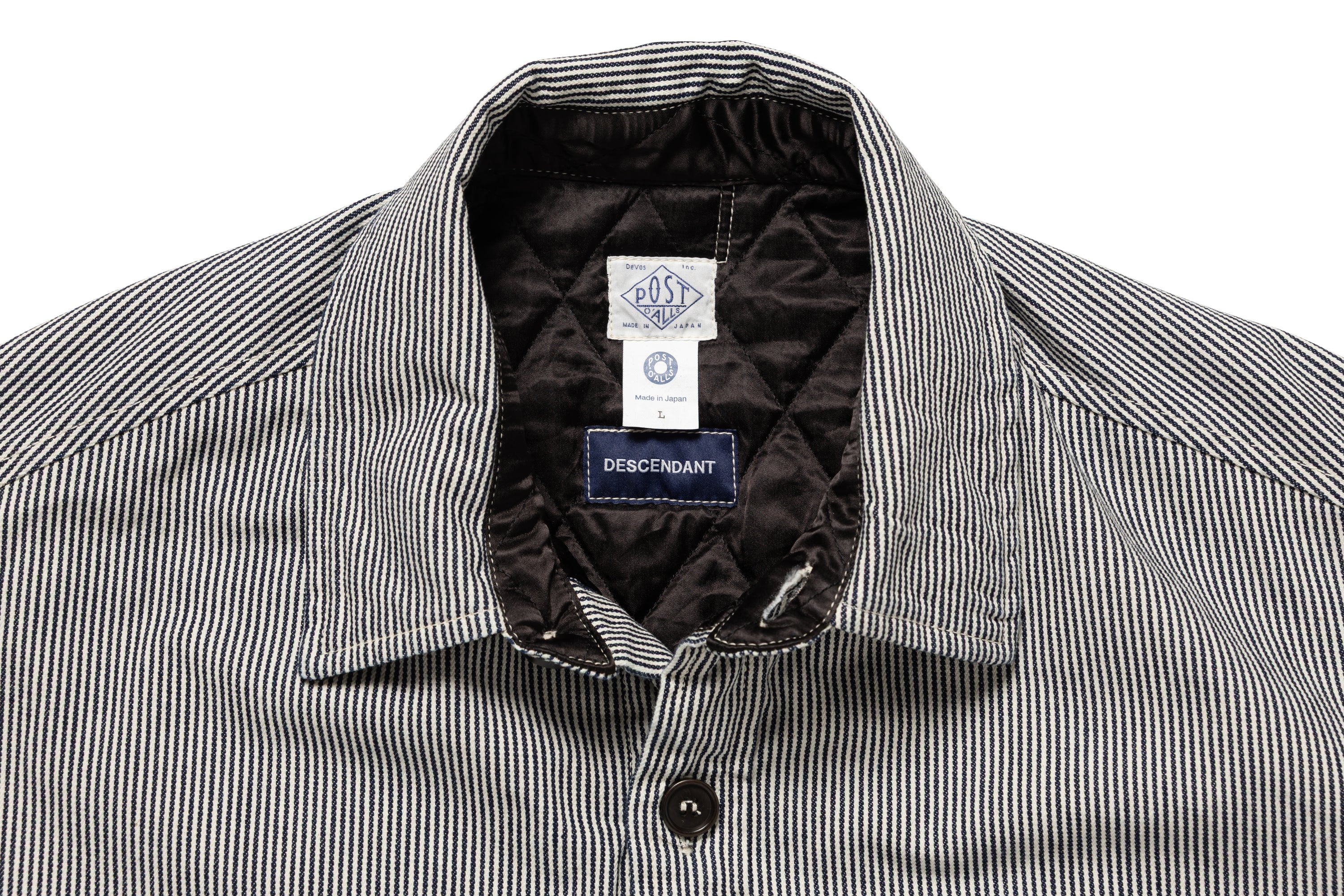 DESCENDANT x Post O'Alls CRA90 HICKORY STRIPE JACKET (252PODS-JKM01)