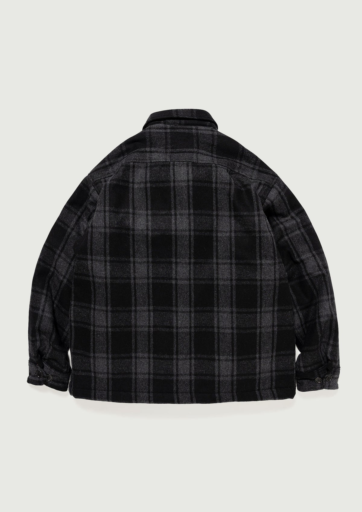 #262PODS-JKM01-CRA90 PLAID JACKET GRAY