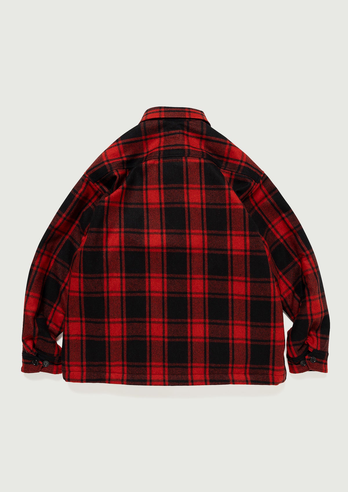 #262PODS-JKM01-CRA90 PLAID JACKET RED