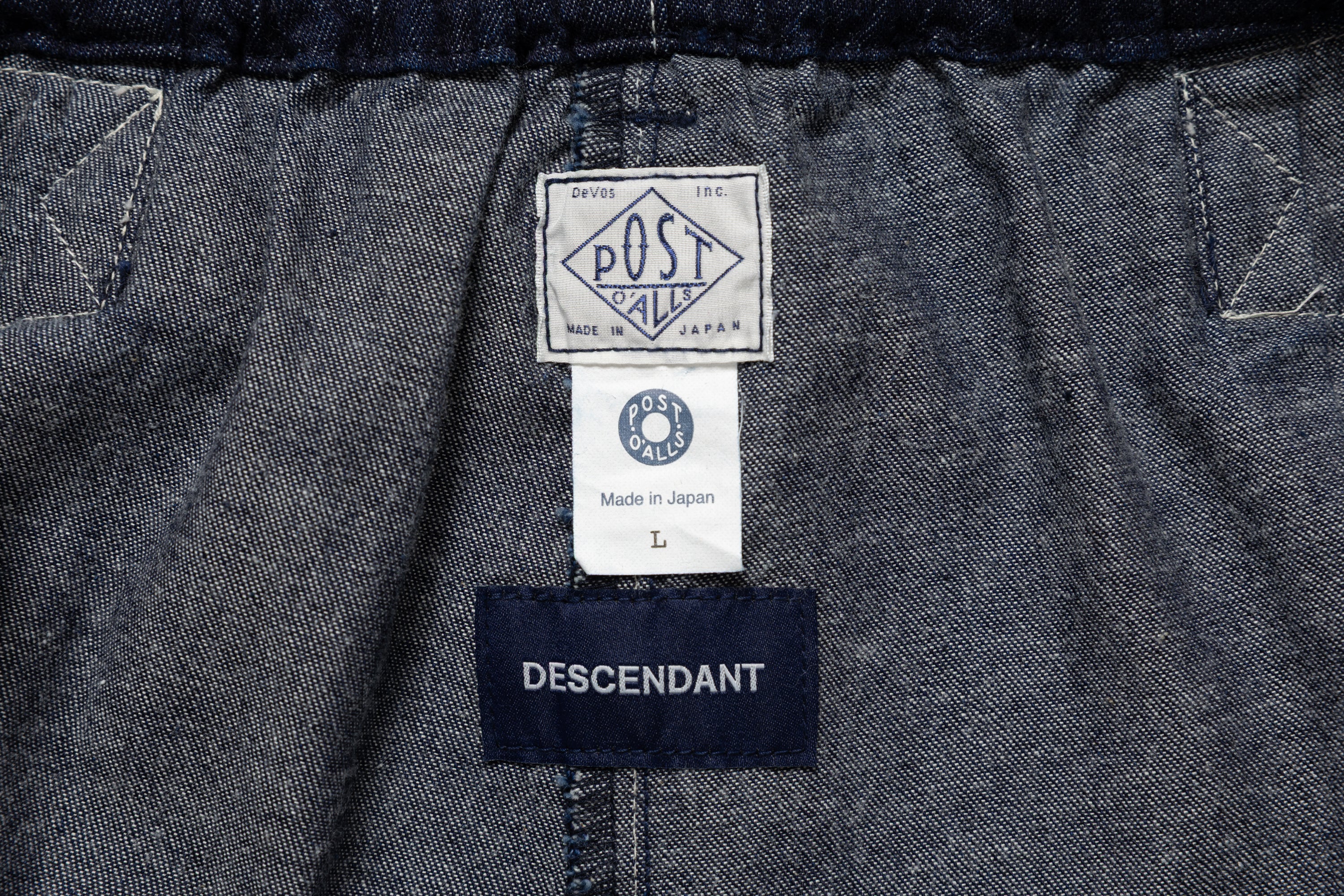 DESCENDANT x Post O'Alls CINCH DENIM TROUSERS (252PODS-PTM01)