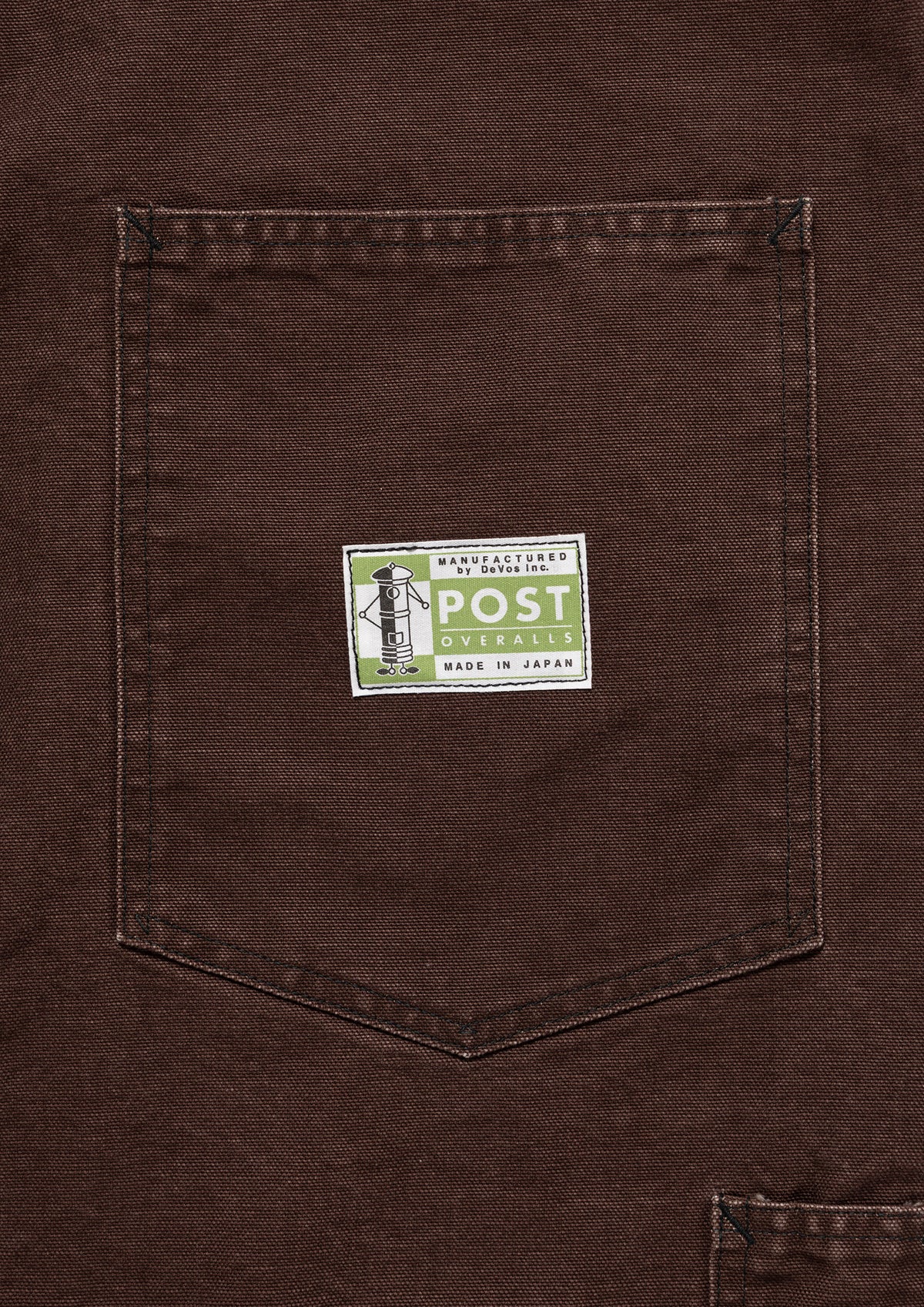 #262PODS-PTM01-1993 DUCK OVERALLS BROWN