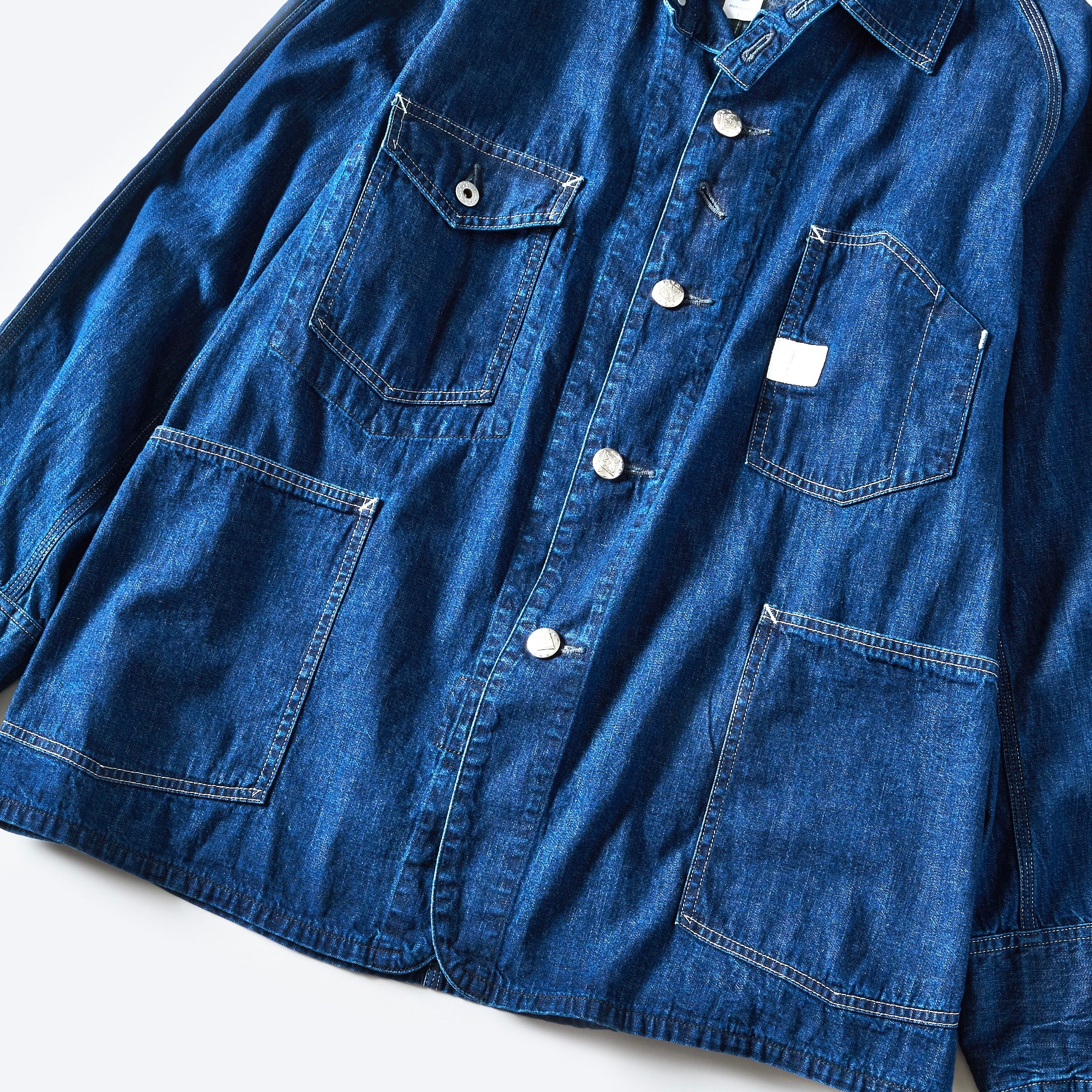 #1102-8DW Engineer's Jacket : 8oz. deep washed denim indigo