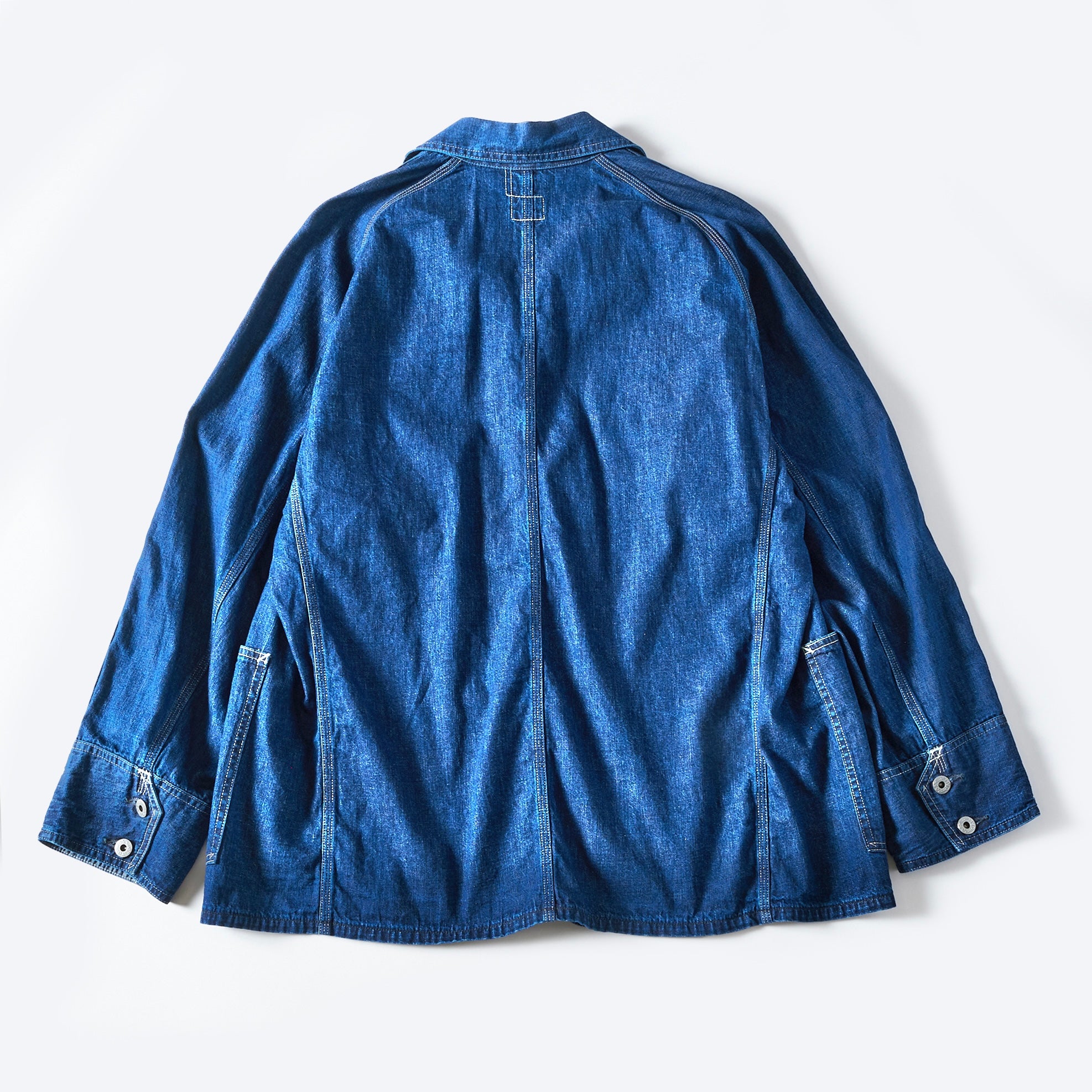 #1102-8DW Engineer's Jacket : 8oz. deep washed denim indigo