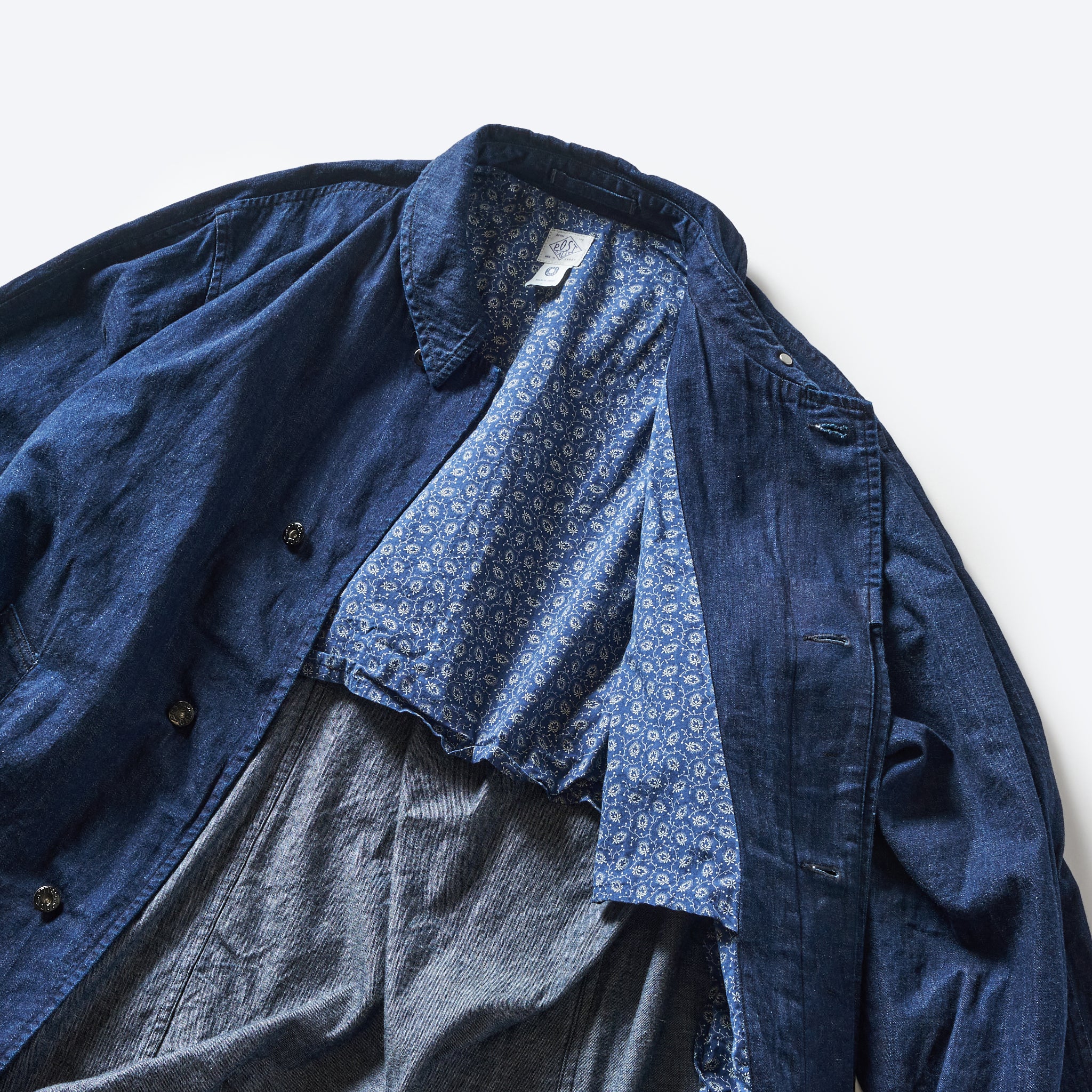 #3121-8DI USN Utility Coat : 8oz. denim indigo