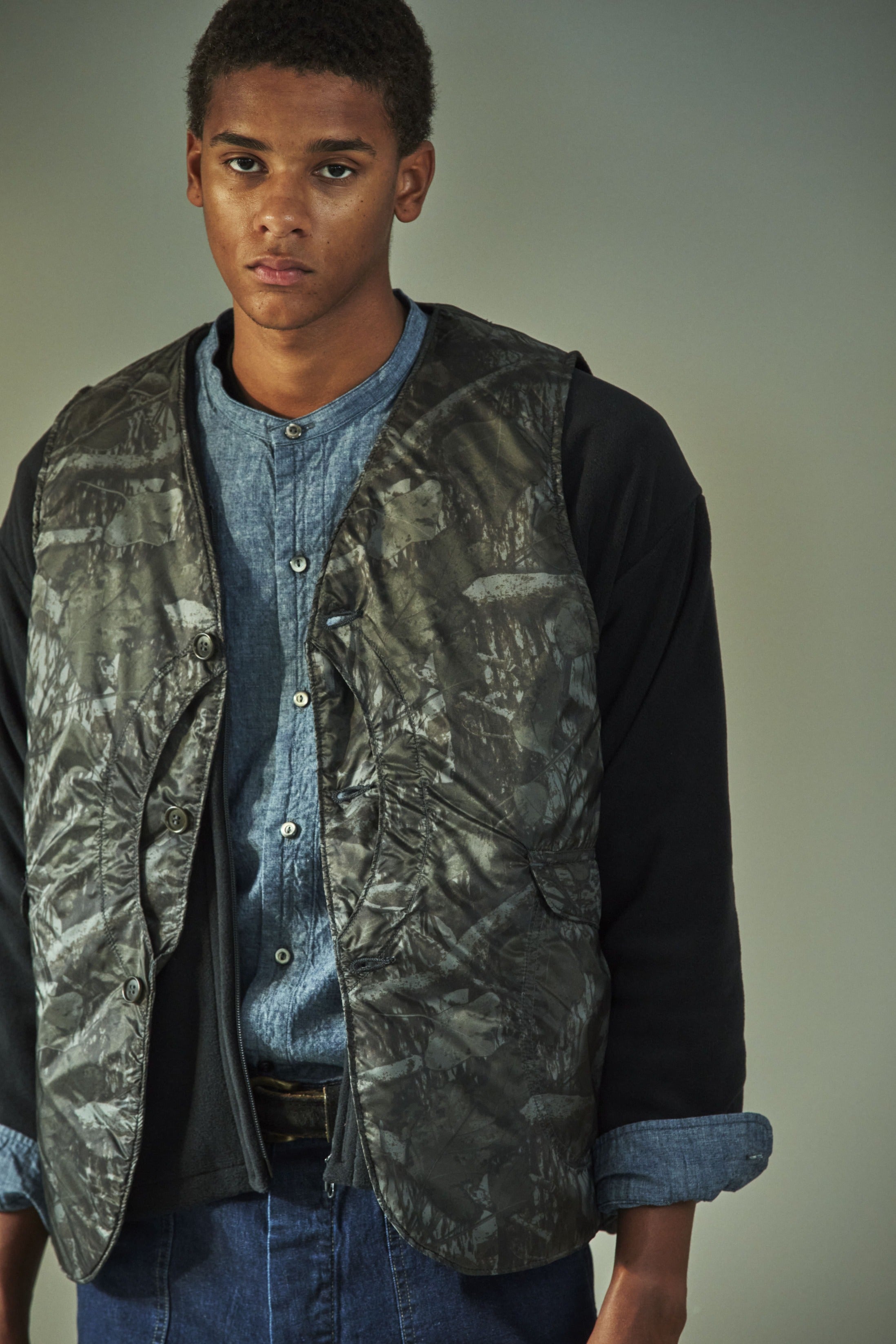 #1512-NC3 Royal Traveler : nylon forest camo grey jungle