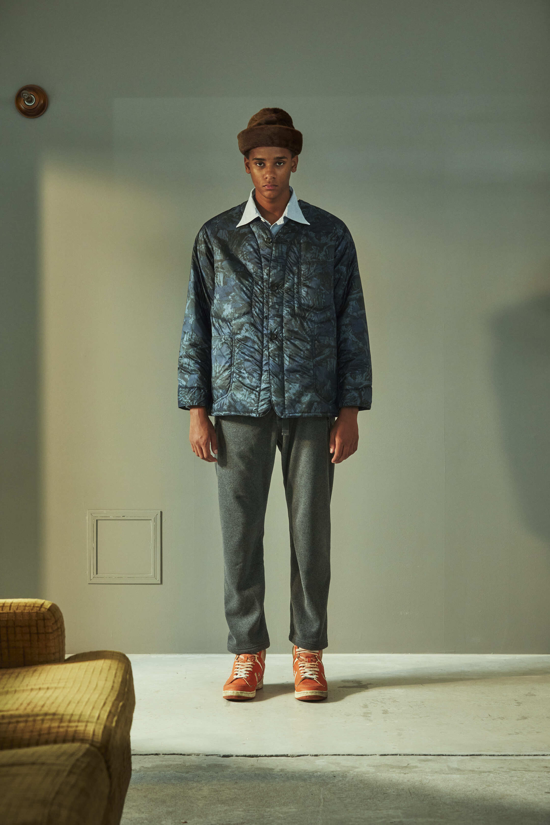 #3123DVL-NC2 POST 44 DV : nylon forest camo blue jungle