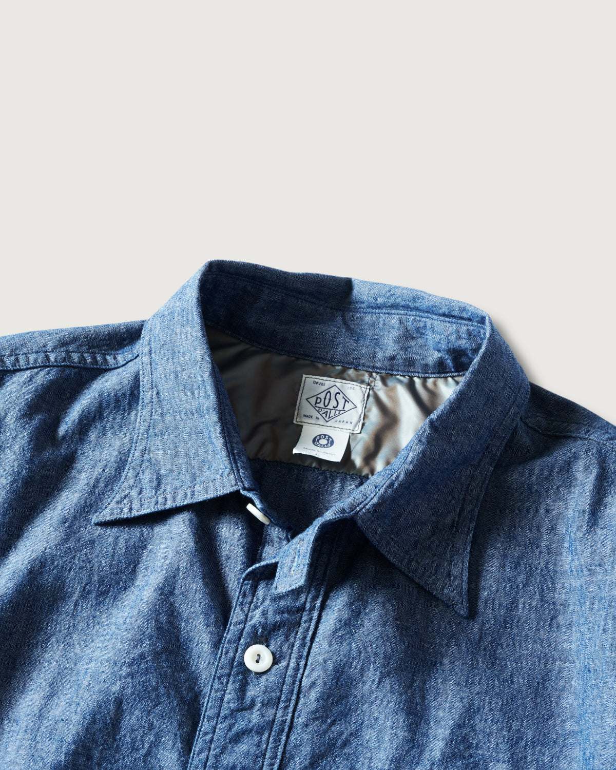 #1201S-CC No.1 Shirt S/S : classic chambray indigo