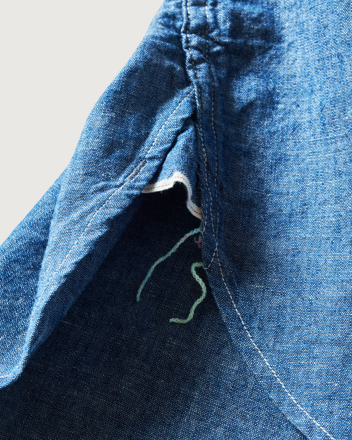 #1206S-CC No.6 Shirt S/S : classic chambray indigo