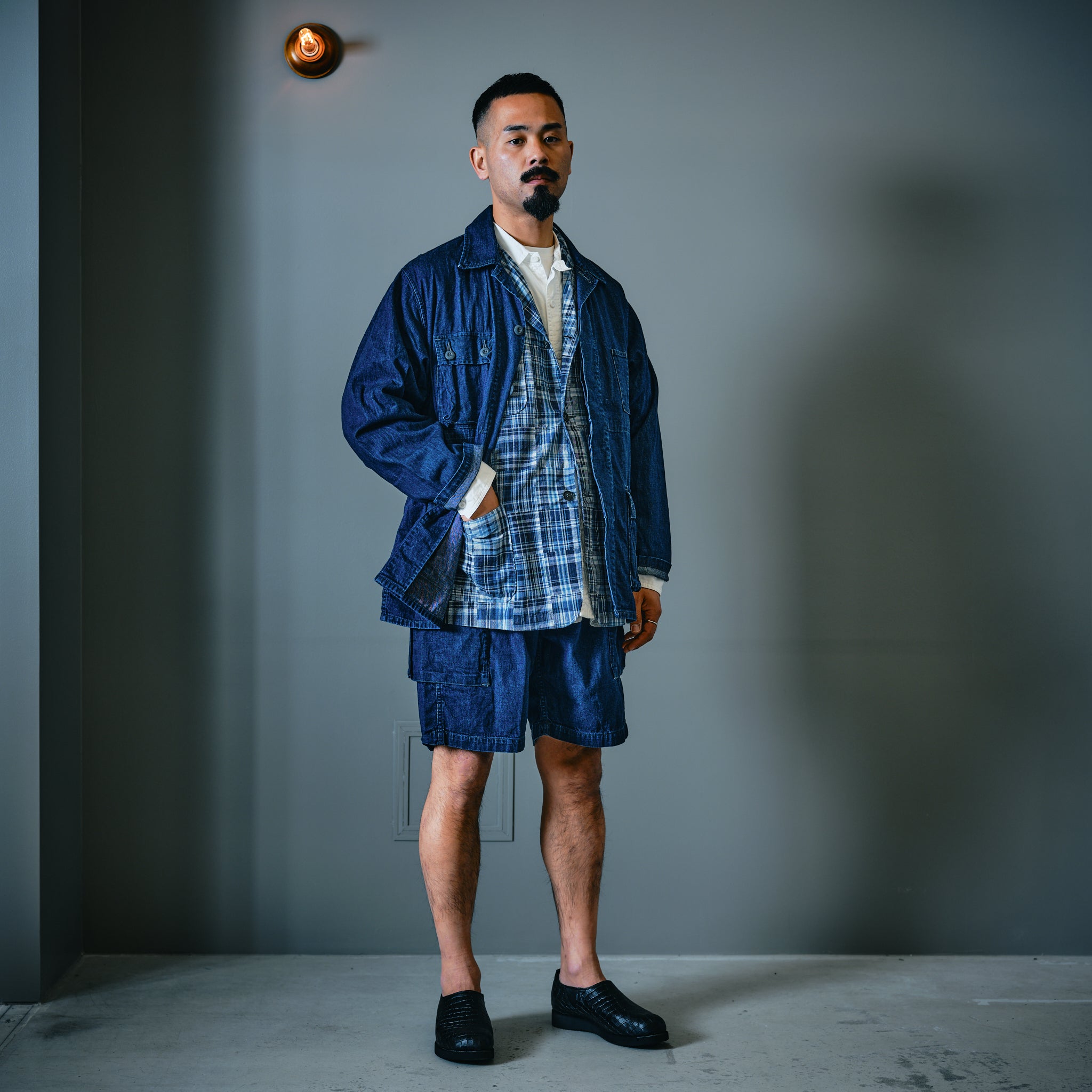 #1201C-WC No.1 Shirt MV : classic chambray white