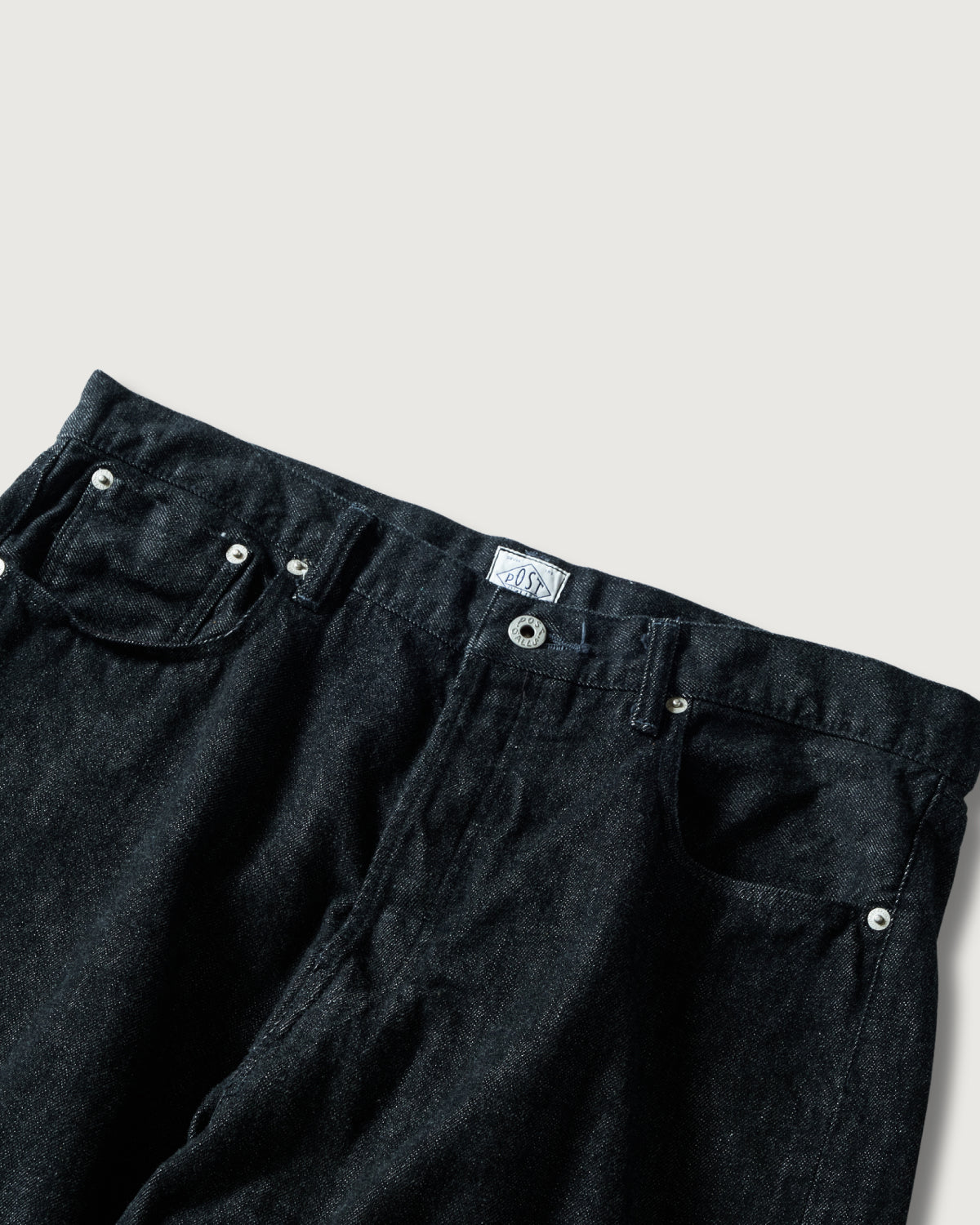 #1397S-12DB No.2 Five Pocket Shorts : 12oz. Denim black