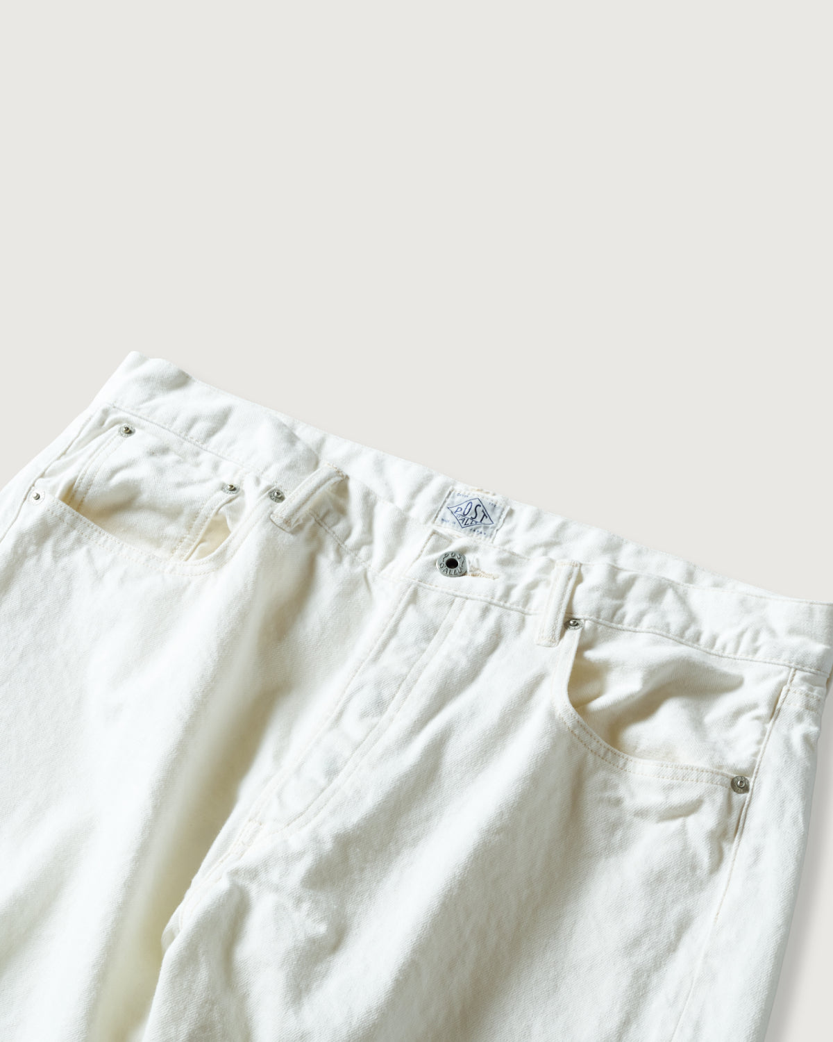 #1397S-WD No.2 Five Pocket Shorts : white denim white