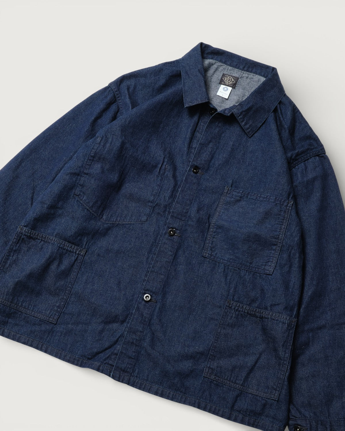 #3114R-8DI USMC 1930s Utility Jacket : 8oz.denim dark indigo