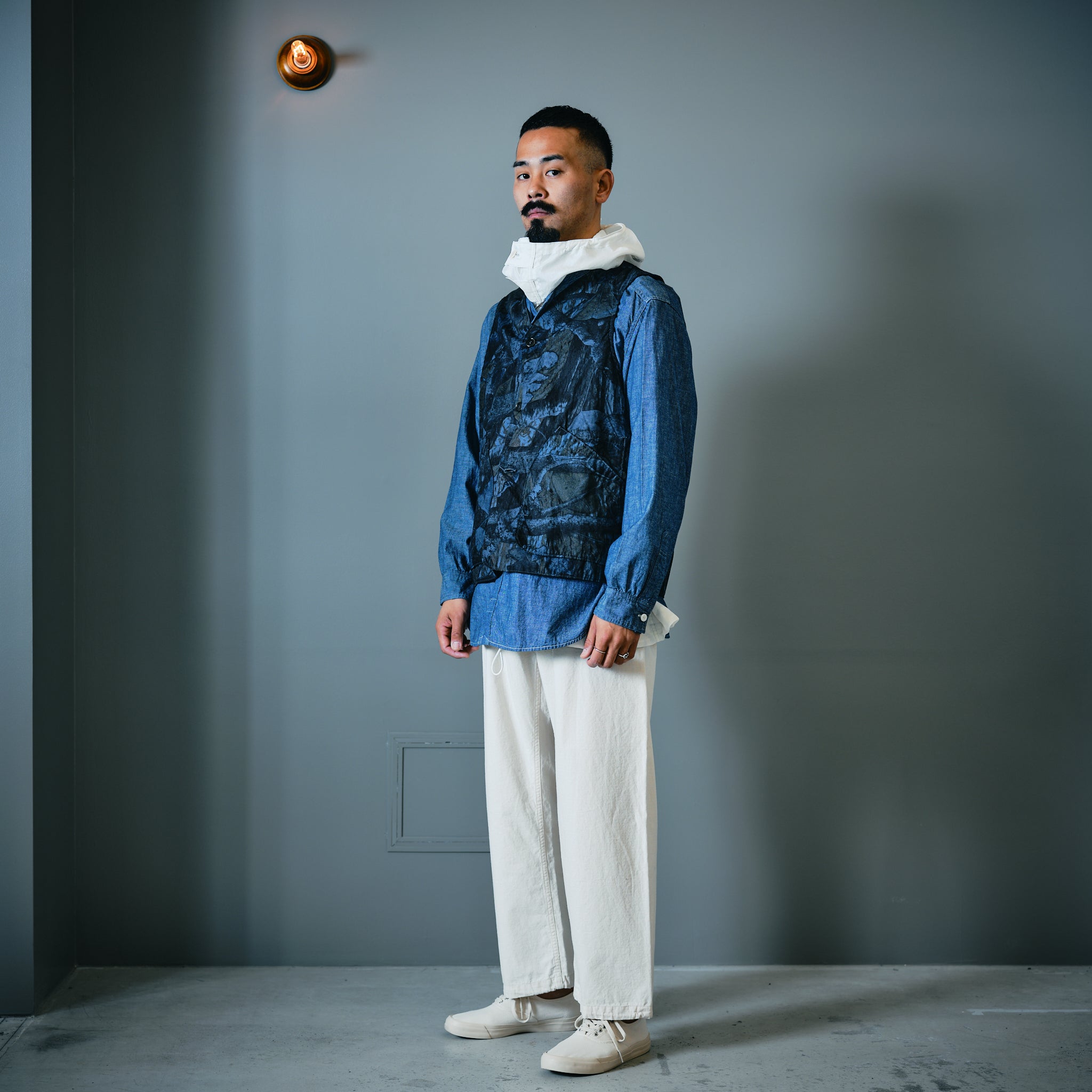 #3503-FC2 DEE Vest 2 : forest camo blue jungle
