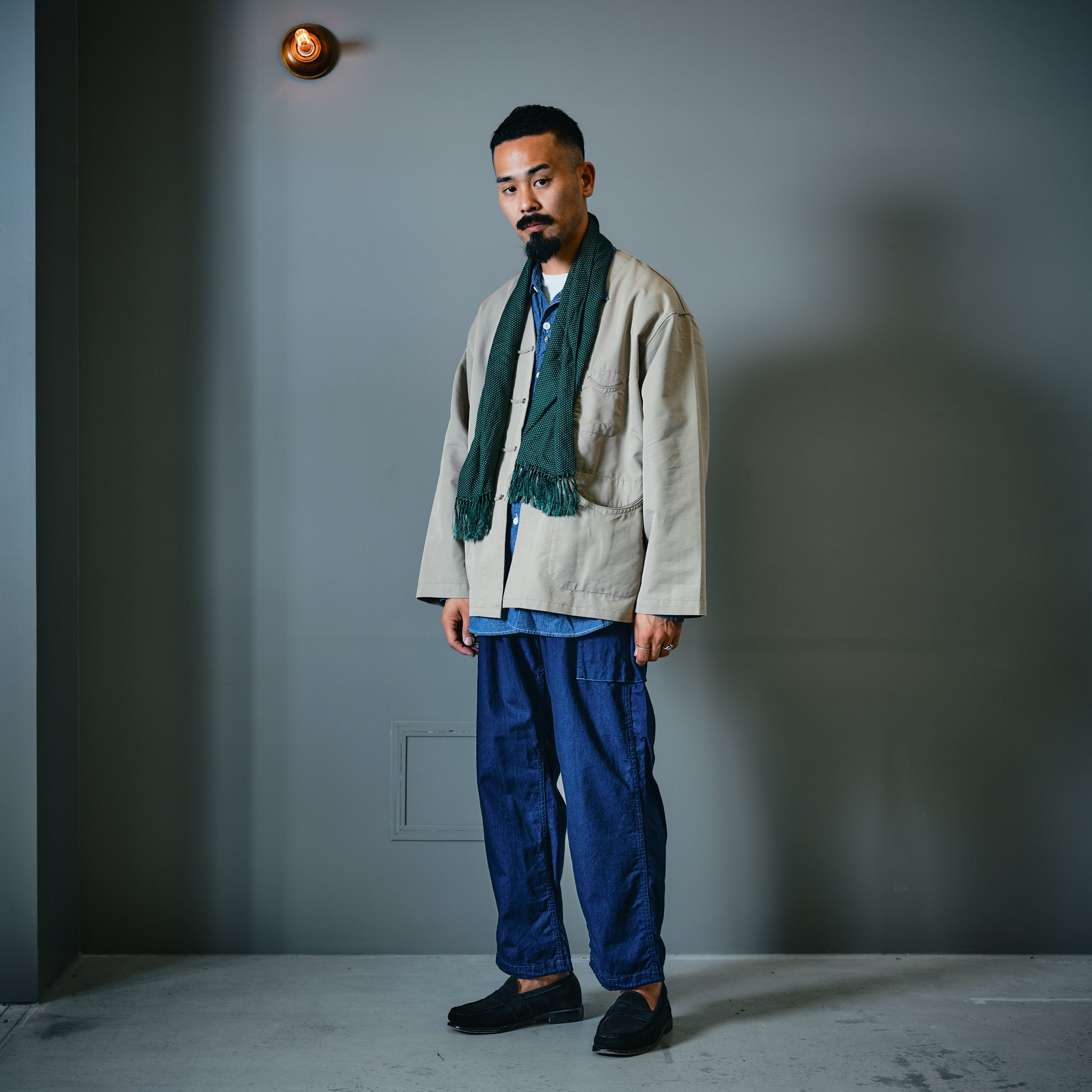 #1201C-CC No.1 Shirt MV : classic chambray indigo