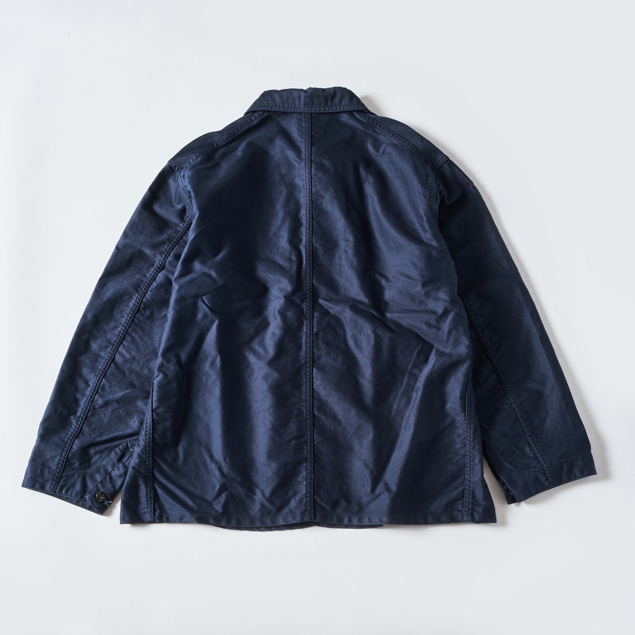 #1101-MN No.1 Jacket : vintage moleskin navy
