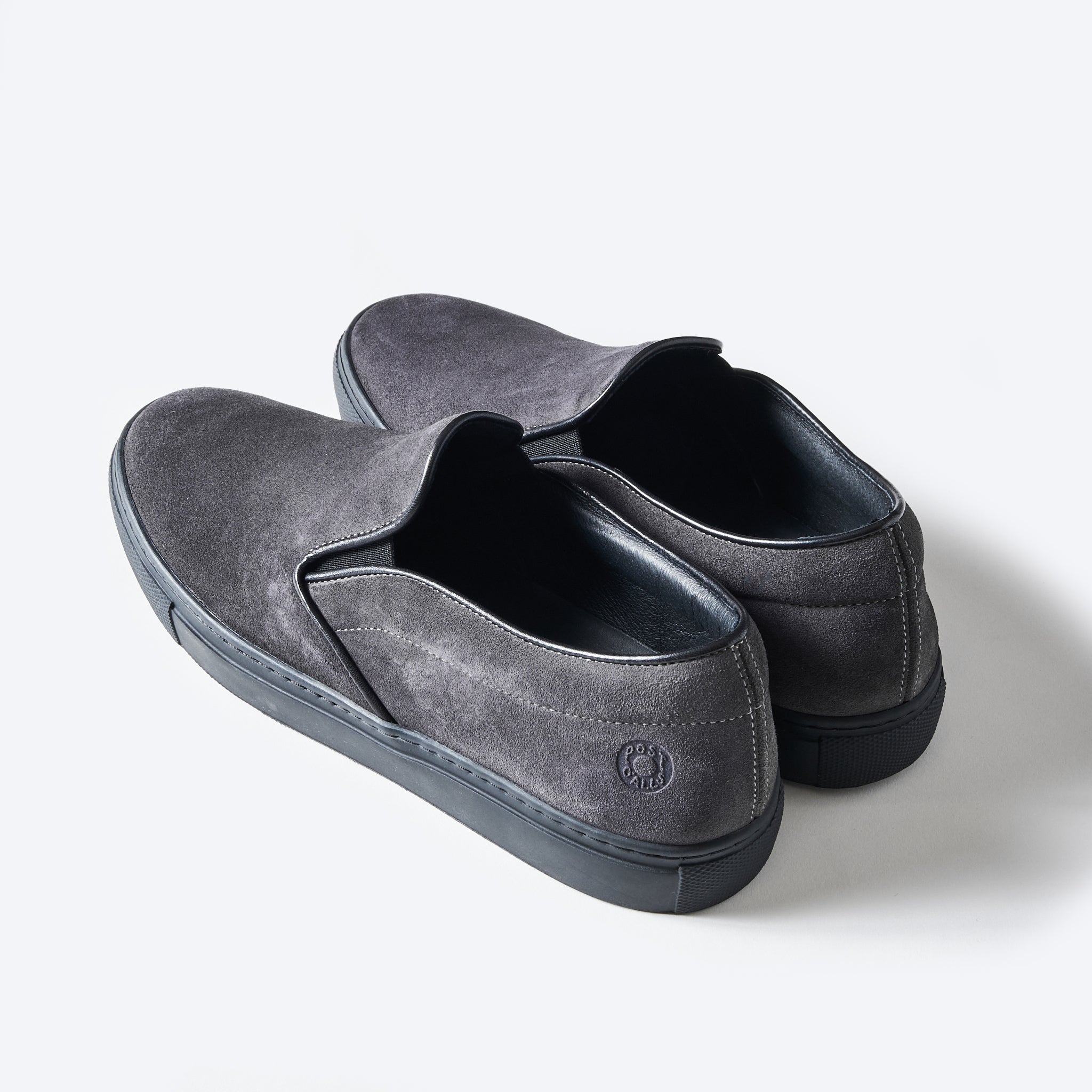 #P2000-SG POST x AMB slip-on : cow suede grey