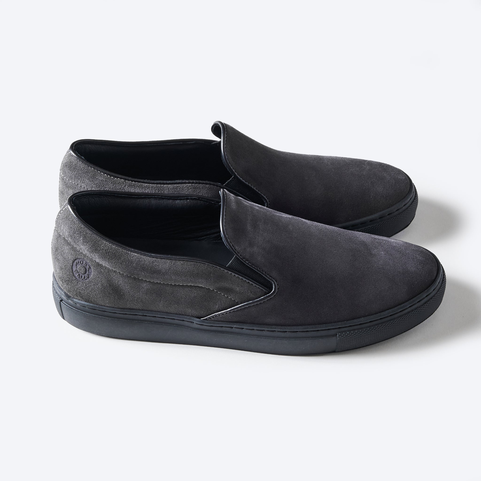 #P2000-SG POST x AMB slip-on : cow suede grey