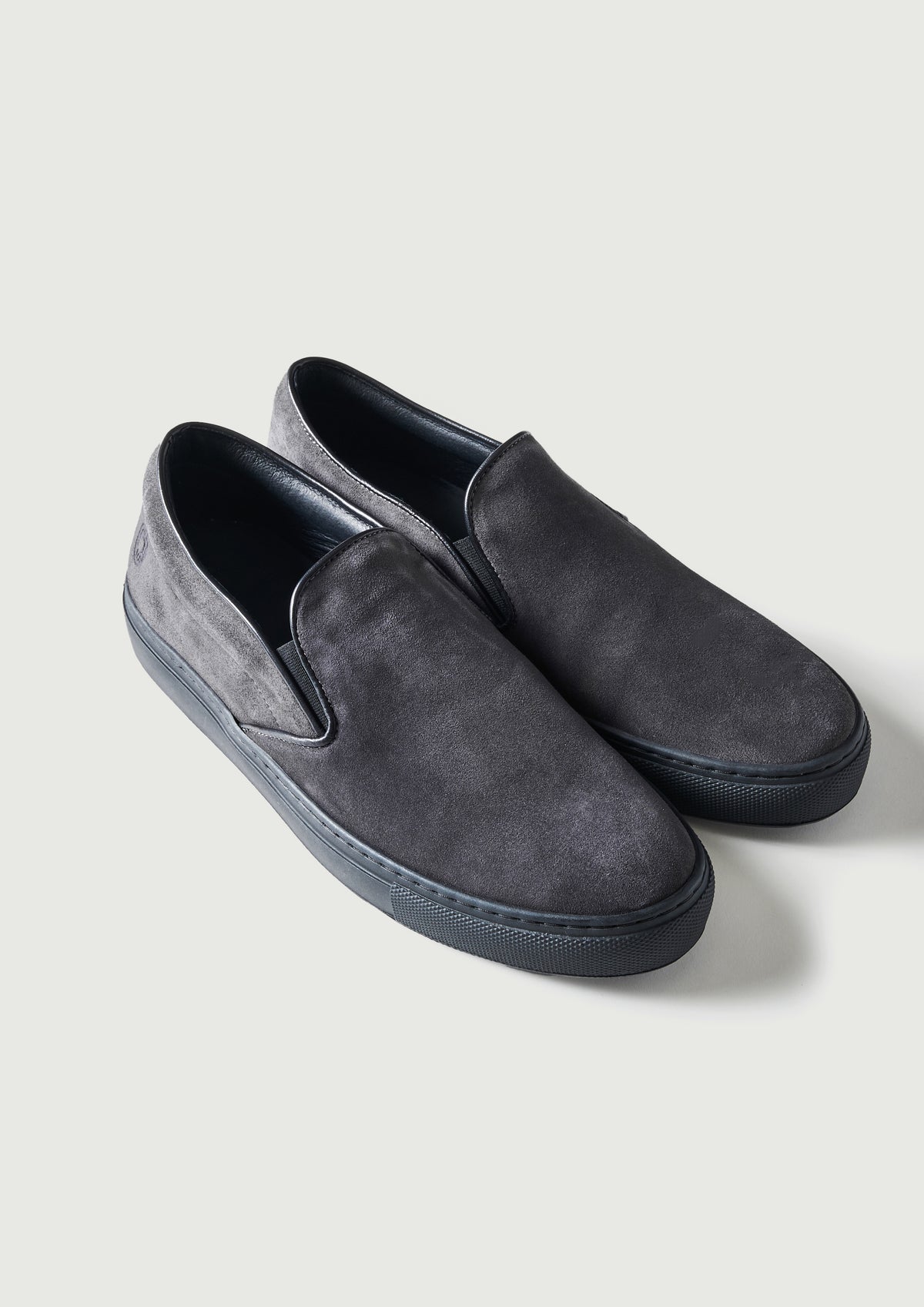 #P2000-SG POST x AMB slip-on : cow suede gray