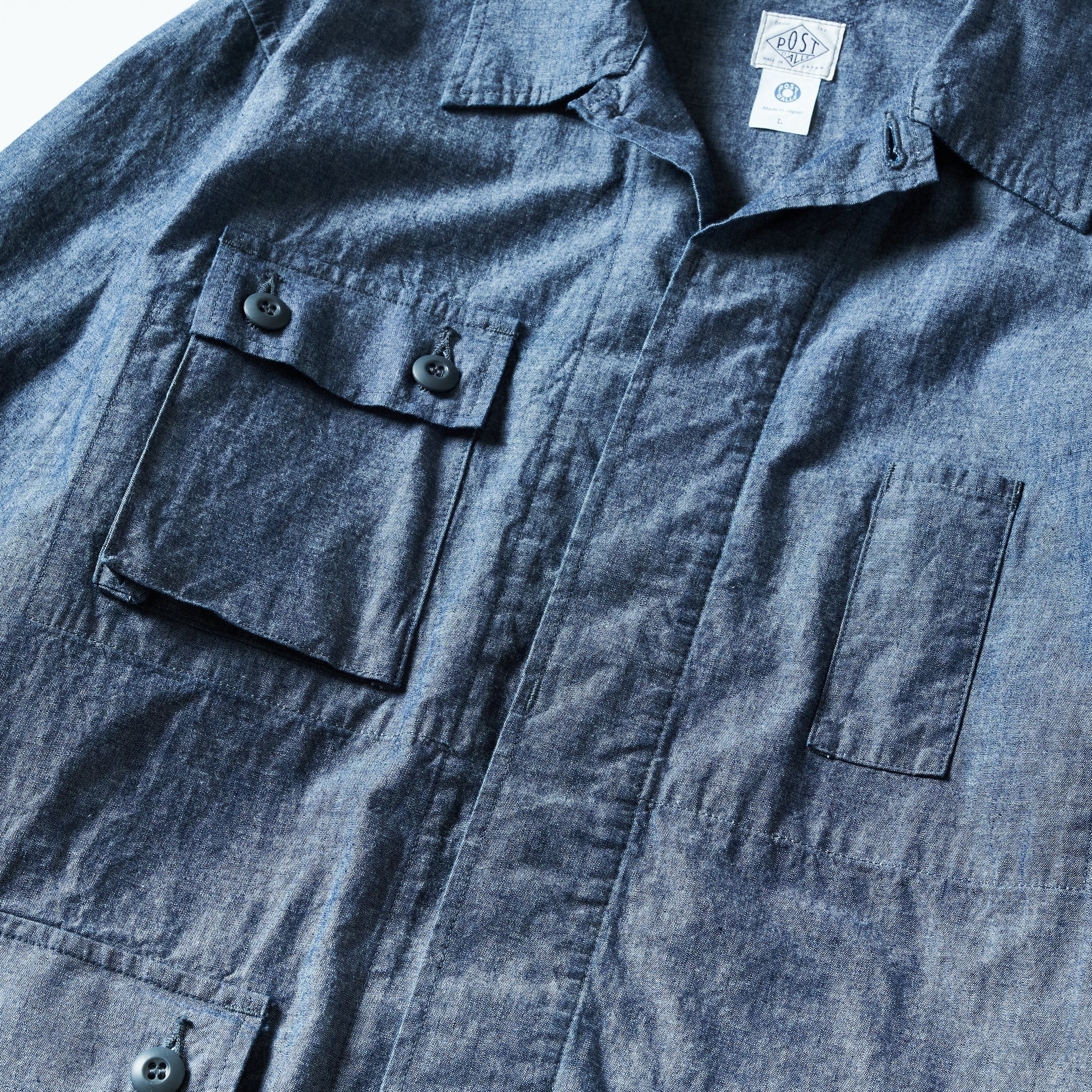 #1123R2-MC BDU-R2 : medium weight chambray indigo