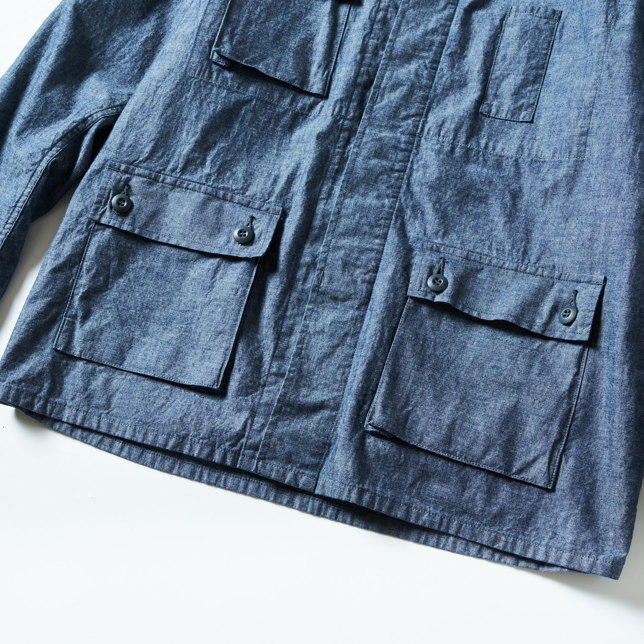#1123R2-MC BDU-R2 : medium weight chambray indigo