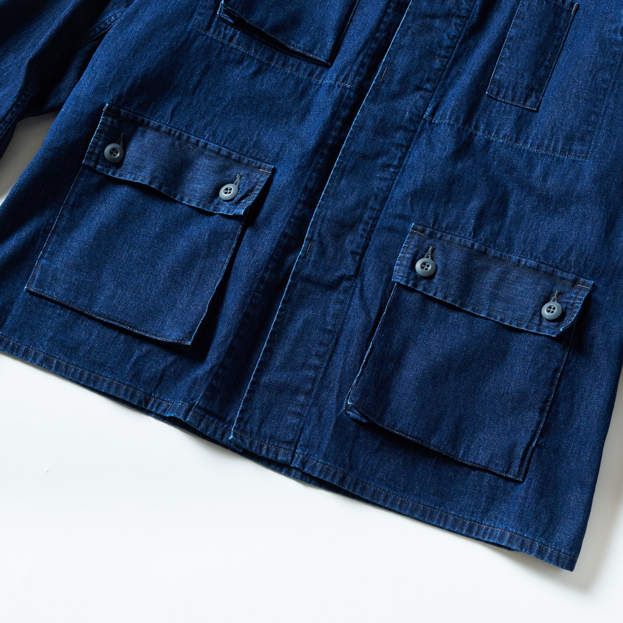 #1123R2-8DI BDU-R2 : 8oz. Denim indigo deep wash