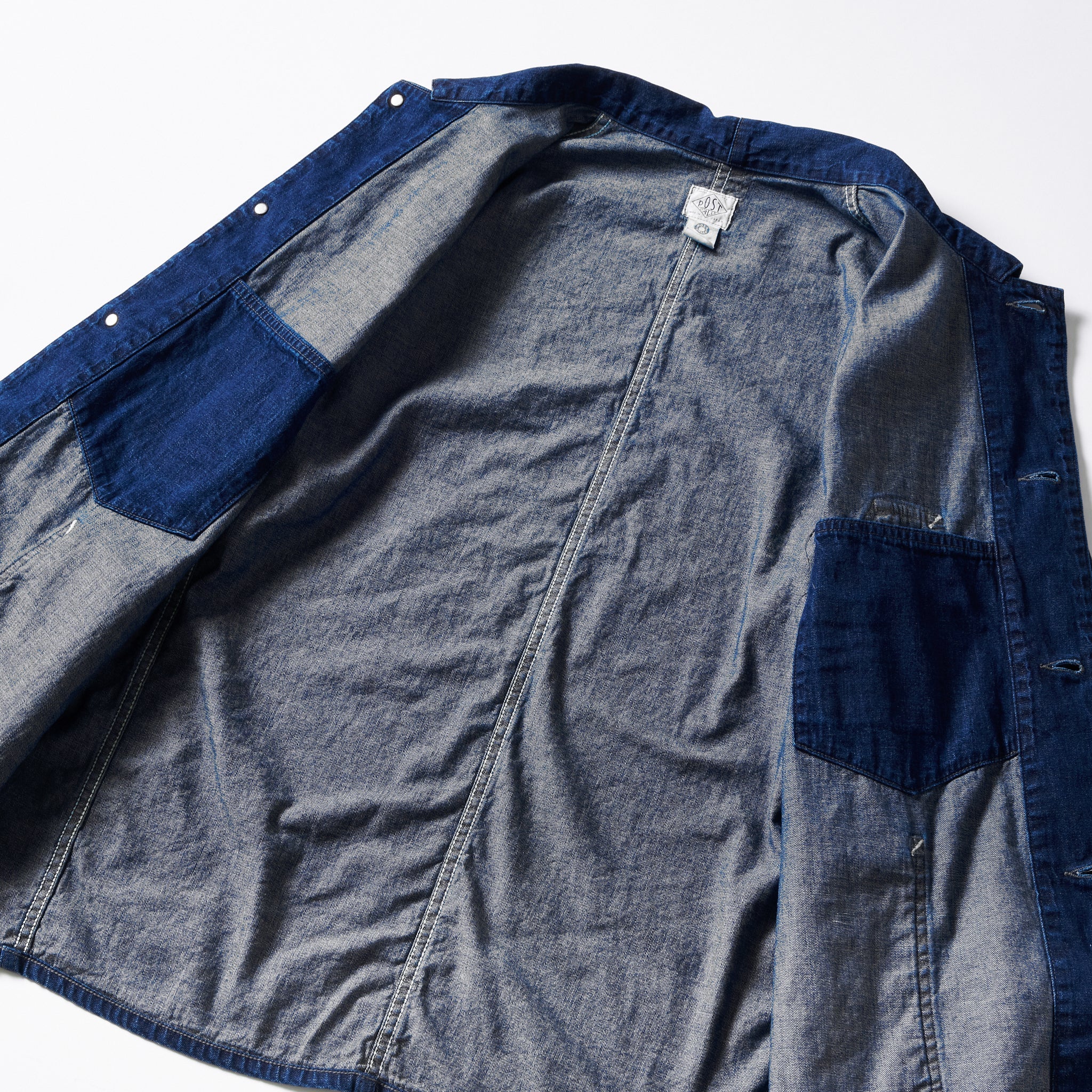 #1111-8DI De Luxe Railroader : 8oz. Denim indigo deep wash