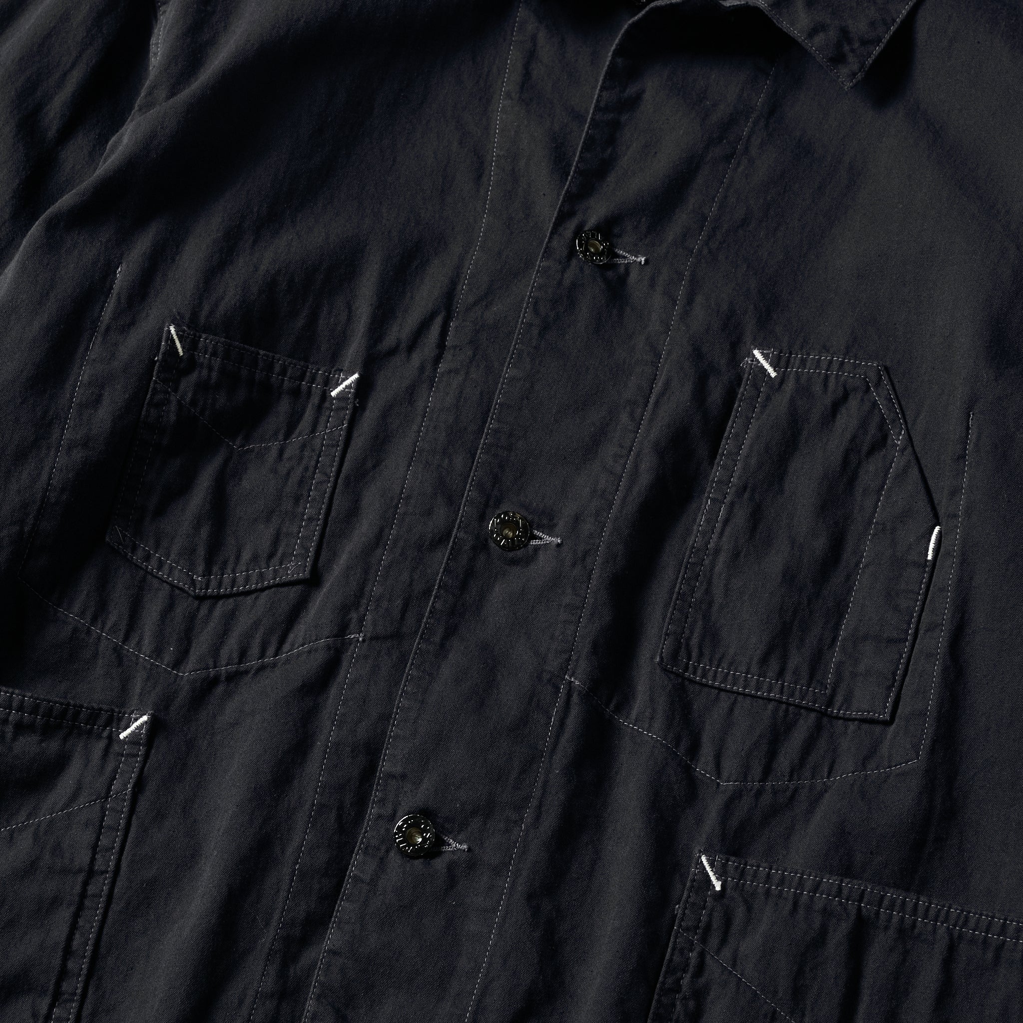 #1111-VTC De Luxe Railroader : vintage twill charcoal