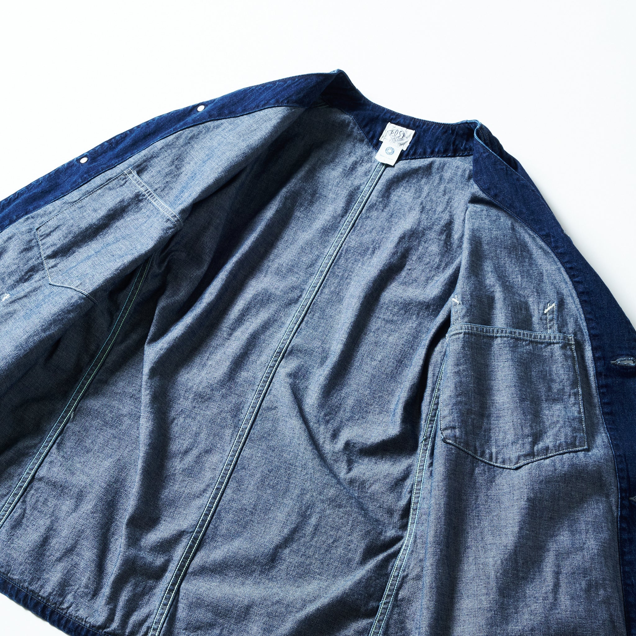#3124DV-8DI POST 45 DV : 8oz. Denim indigo deep wash
