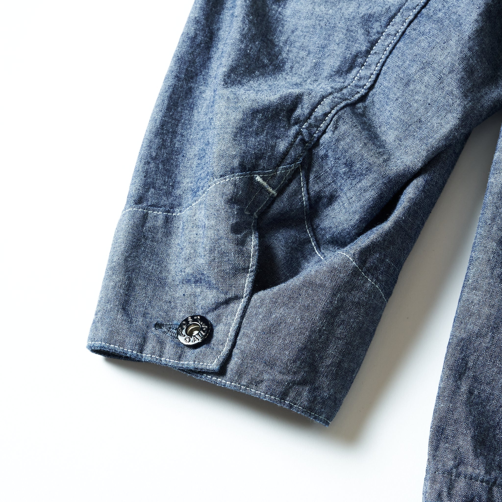#3124DV-MC POST 45 DV : medium weight chambray indigo