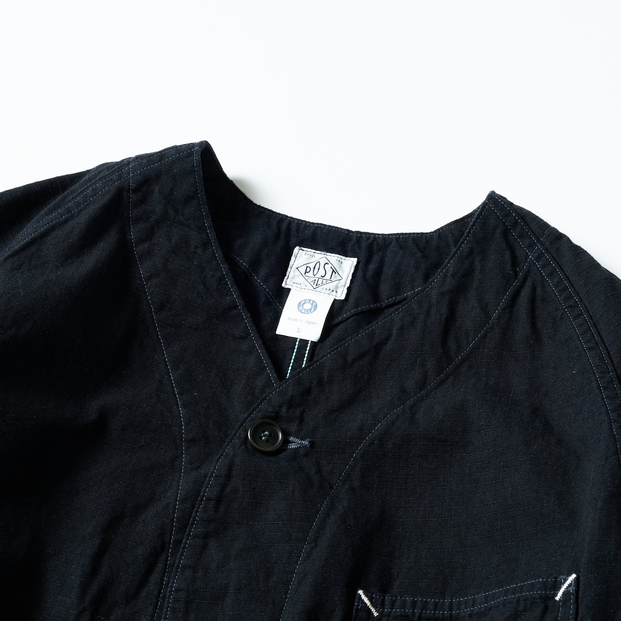 #3124DV-DRC POST 45 DV : cotton dobby ripstop charcoal