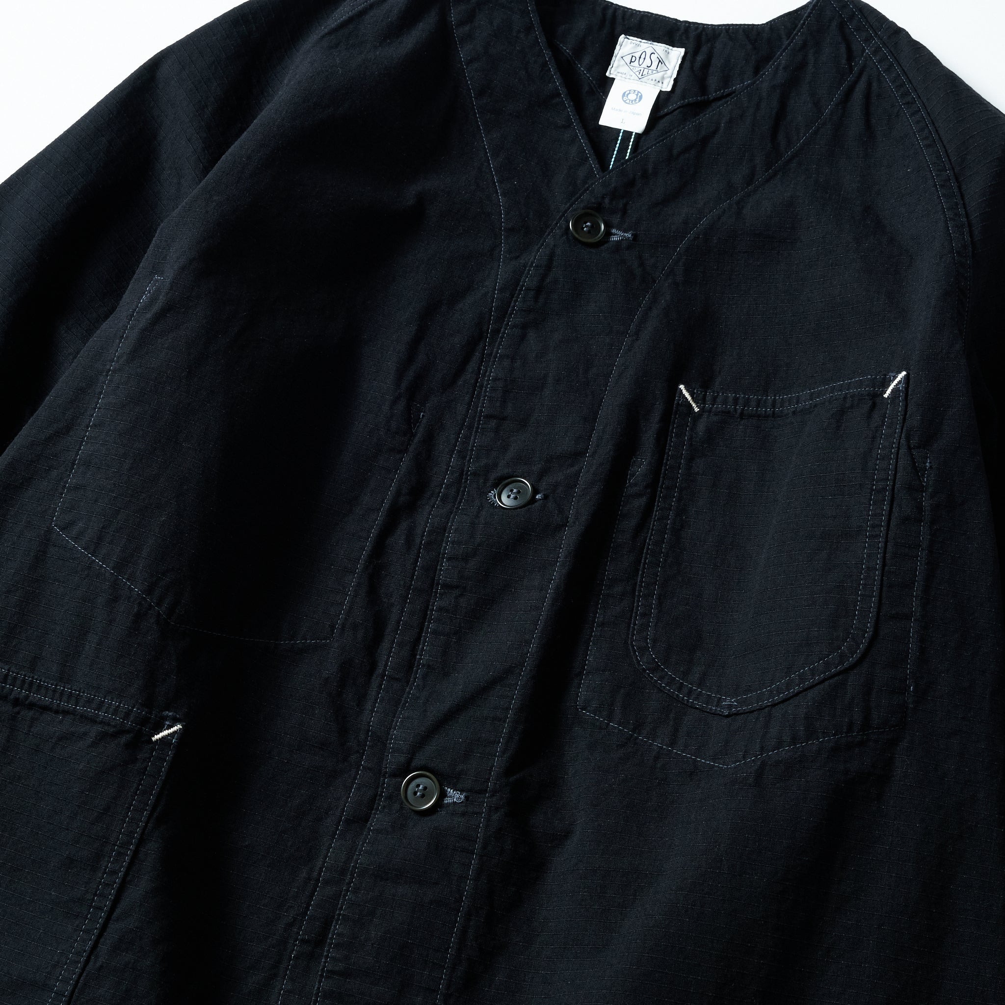 #3124DV-DRC POST 45 DV : cotton dobby ripstop charcoal