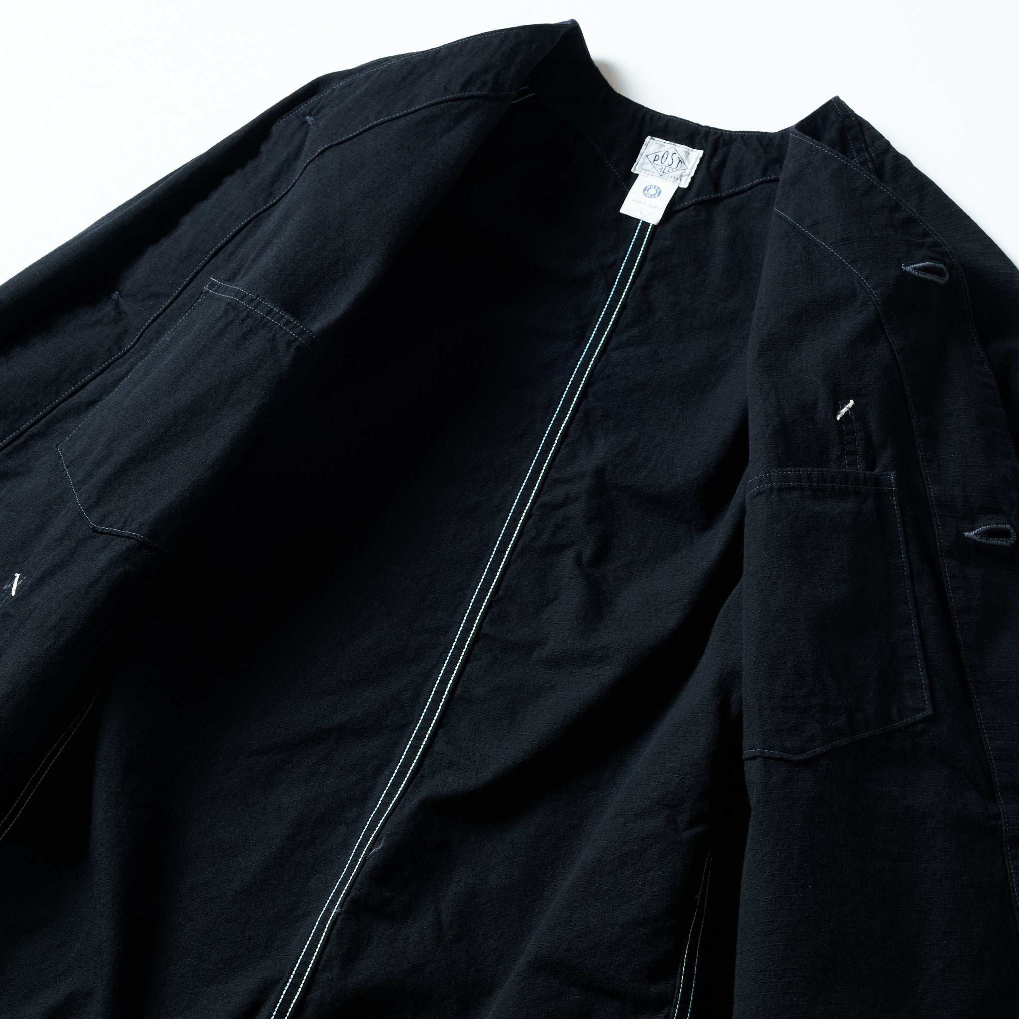 #3124DV-DRC POST 45 DV : cotton dobby ripstop charcoal