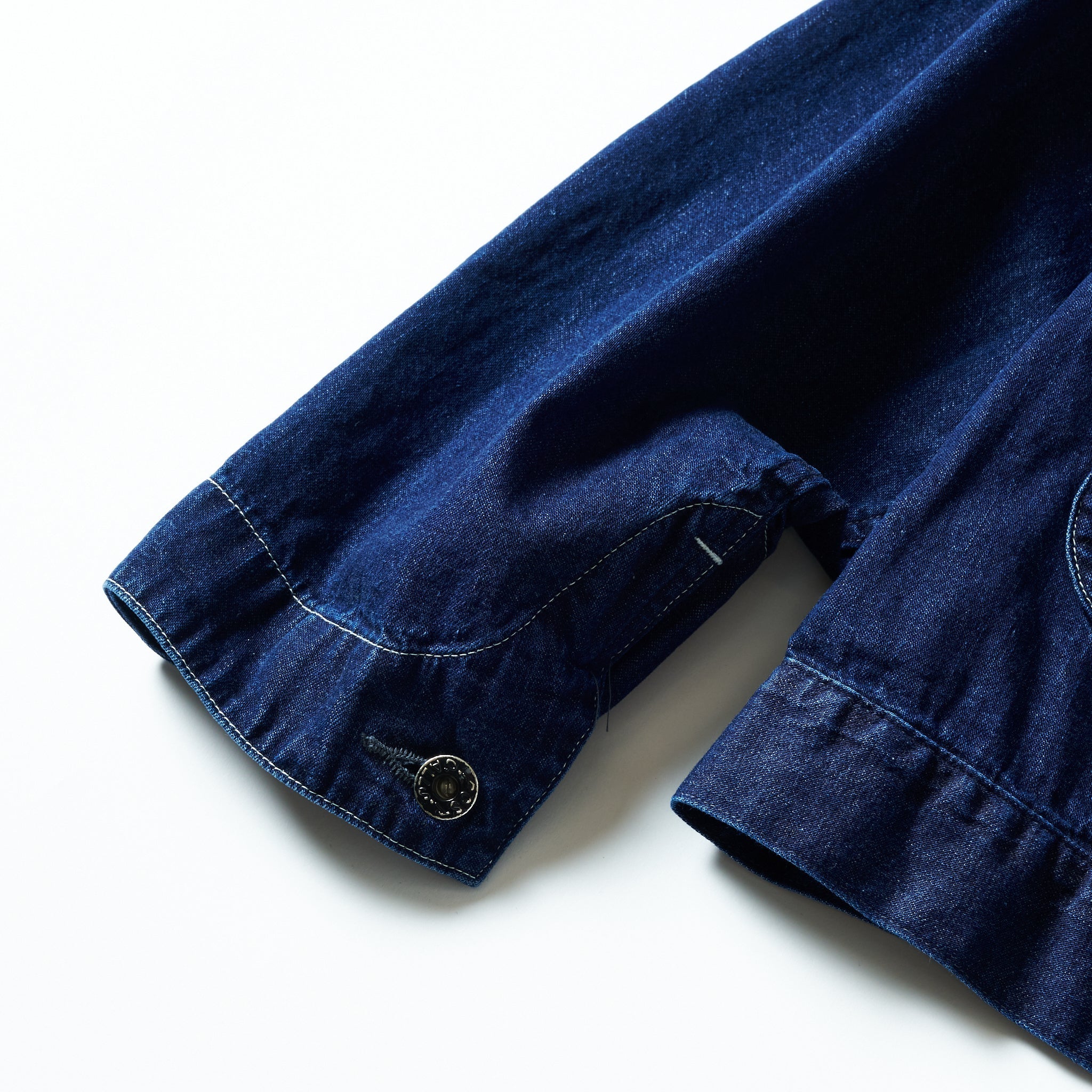 #1110R-8DI Mechanic Blouse 2 : 8oz. Denim indigo deep wash