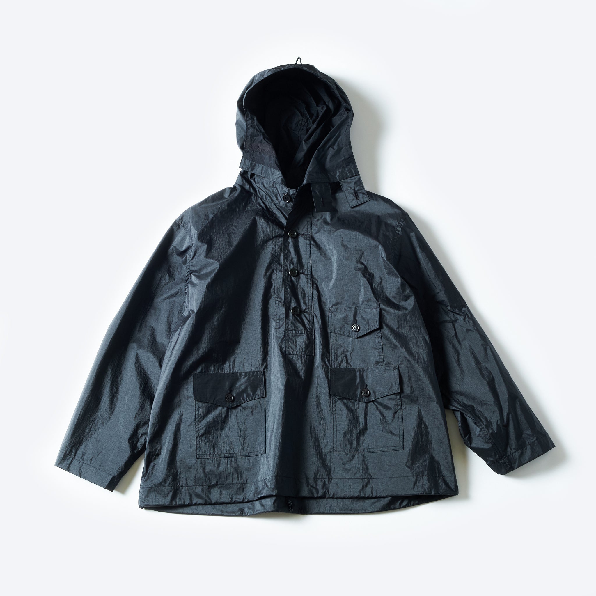 #3127-MTB Town & Country Parka : metallic taffeta black