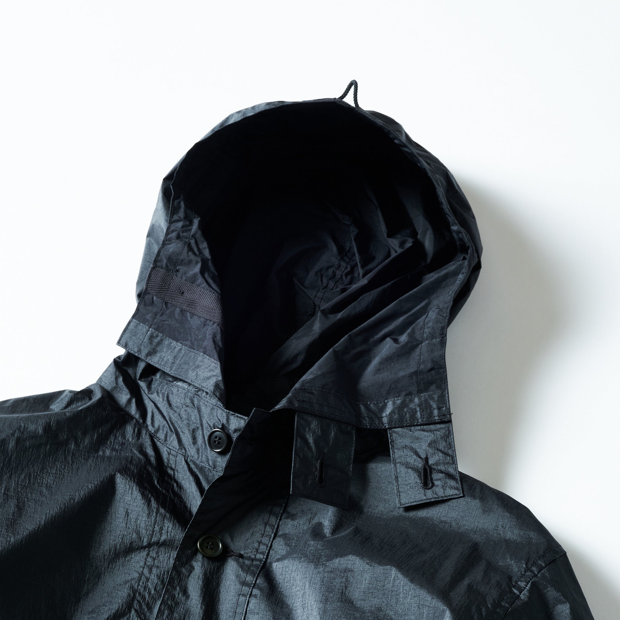#3127-MTB Town & Country Parka : metallic taffeta black