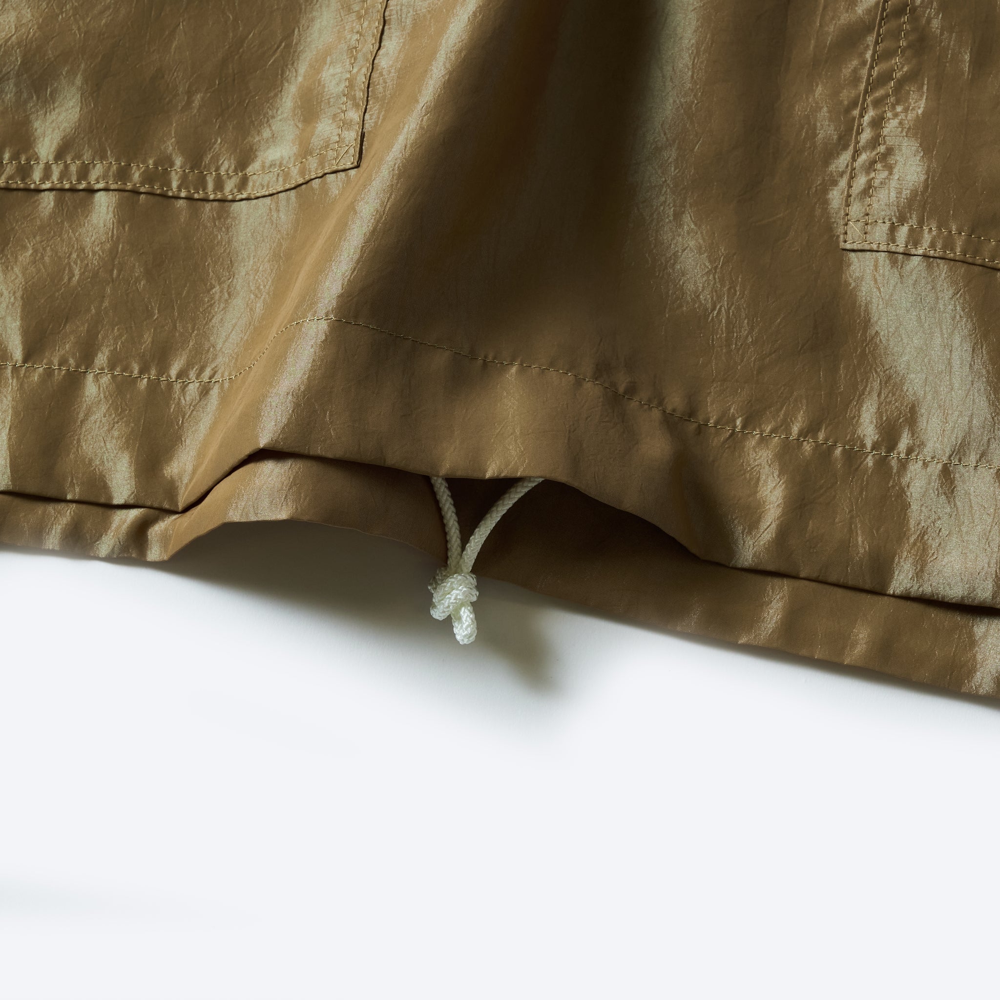 #3127-MTK Town & Country Parka : metallic taffeta khaki