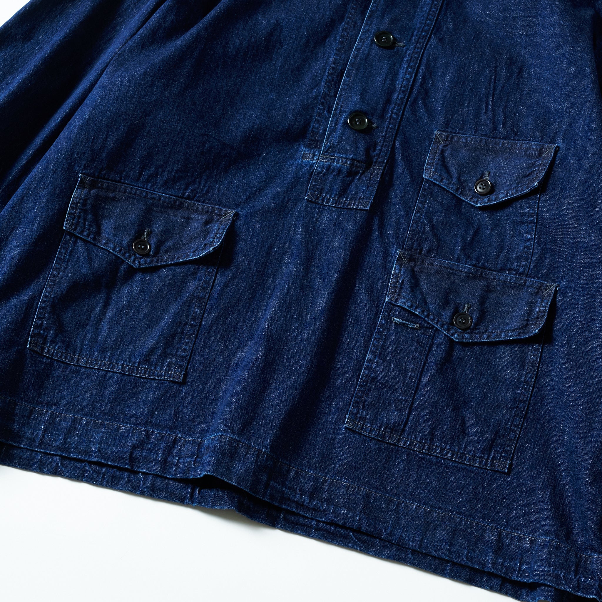 #3127-8DI Town & Country Parka : 8oz. Denim indigo deep wash