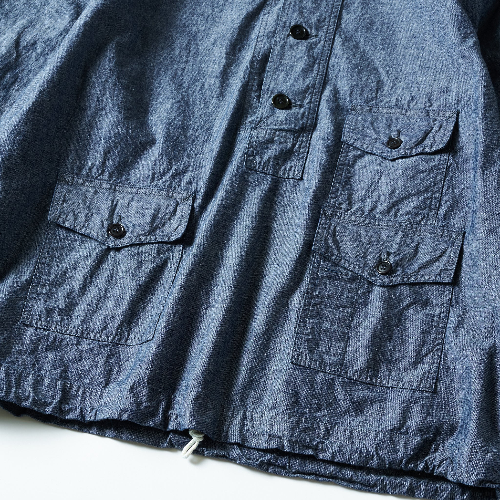 #3127-MC Town & Country Parka : medium weight chambray indigo