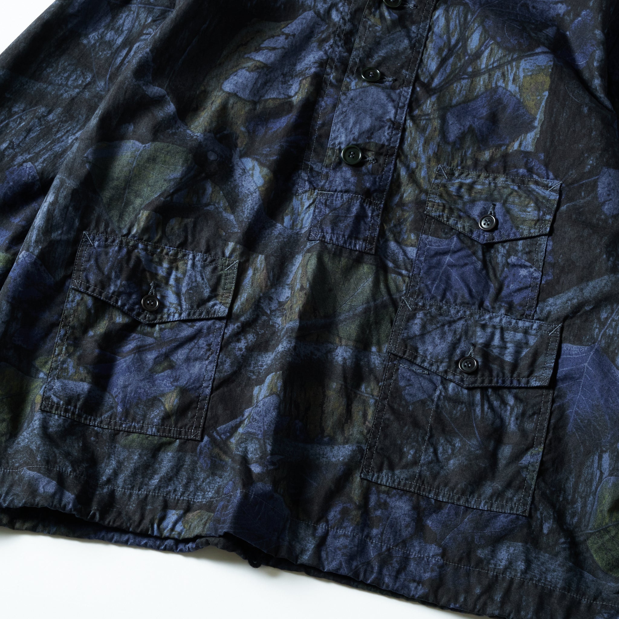 #3127-FC2 Town & Country Parka : forest camo blue jungle