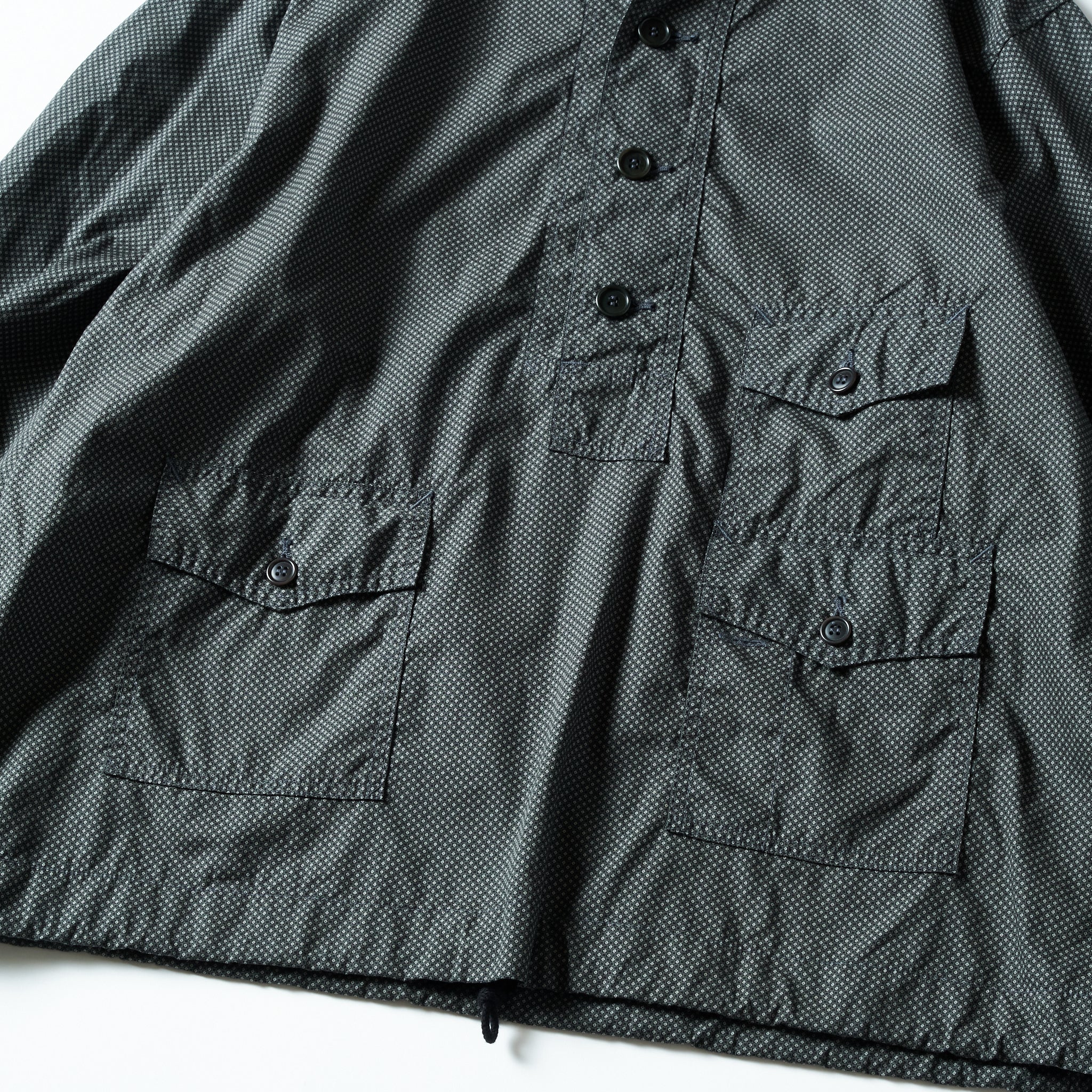#3127-MP1 Town & Country Parka : micro print grey