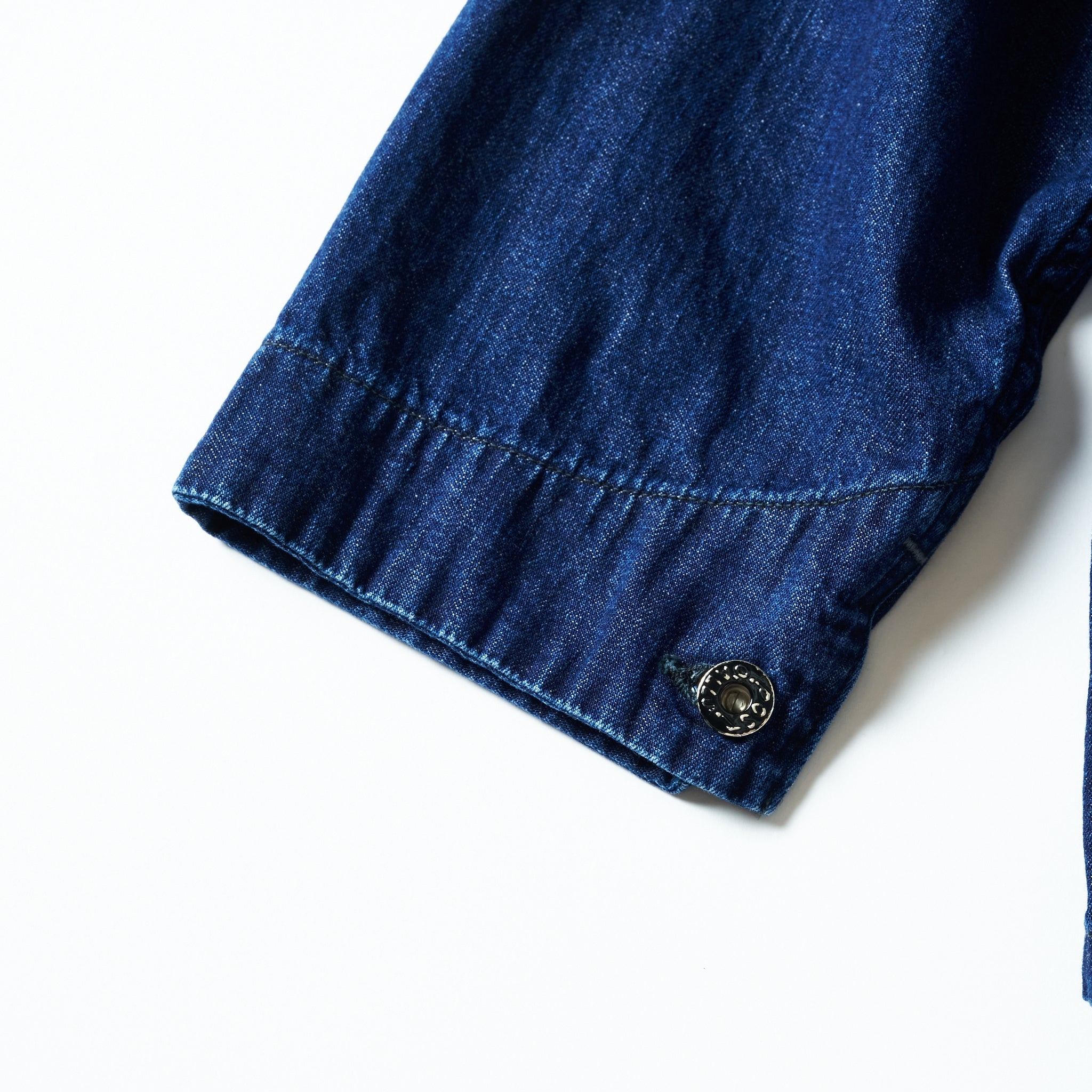 #3125-8DI POST Chinois Travail : 8oz. Denim indigo deep wash