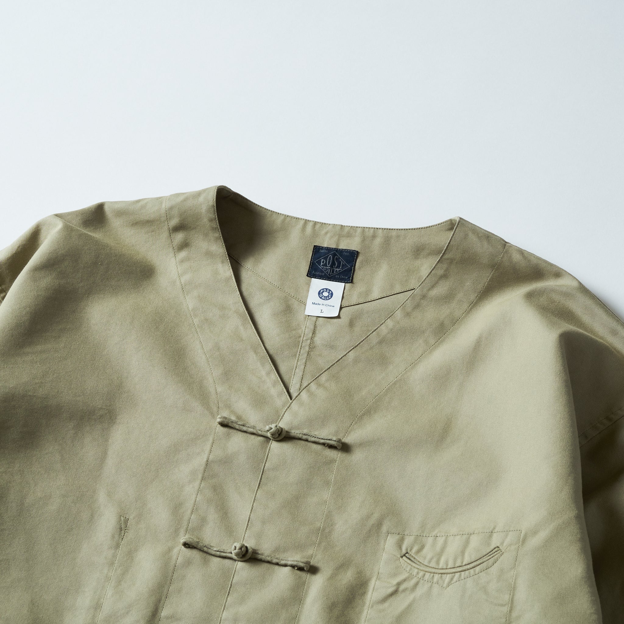 #3126DV-FT POST Chinois 2 DV : french twill olive