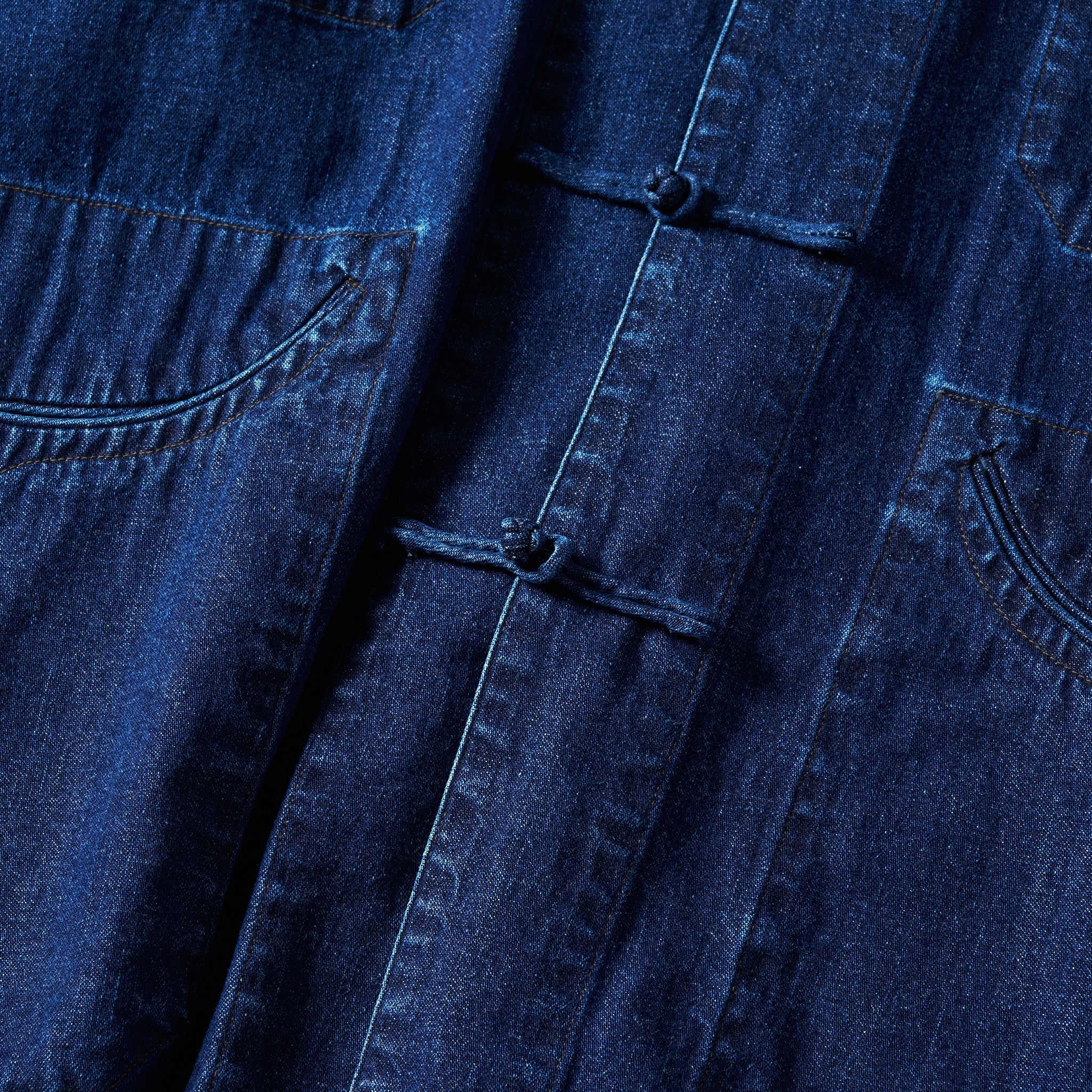 #3117-8DI POST Chinois De Luxe : 8oz. Denim indigo deep wash