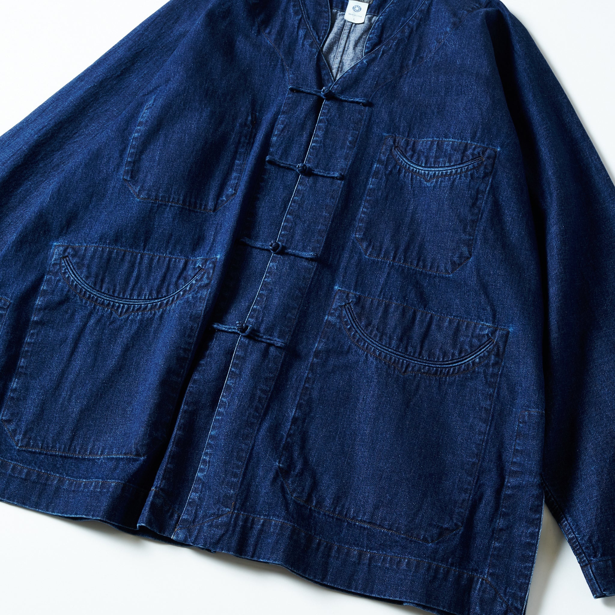 #3117-8DI POST Chinois De Luxe : 8oz. Denim indigo deep wash