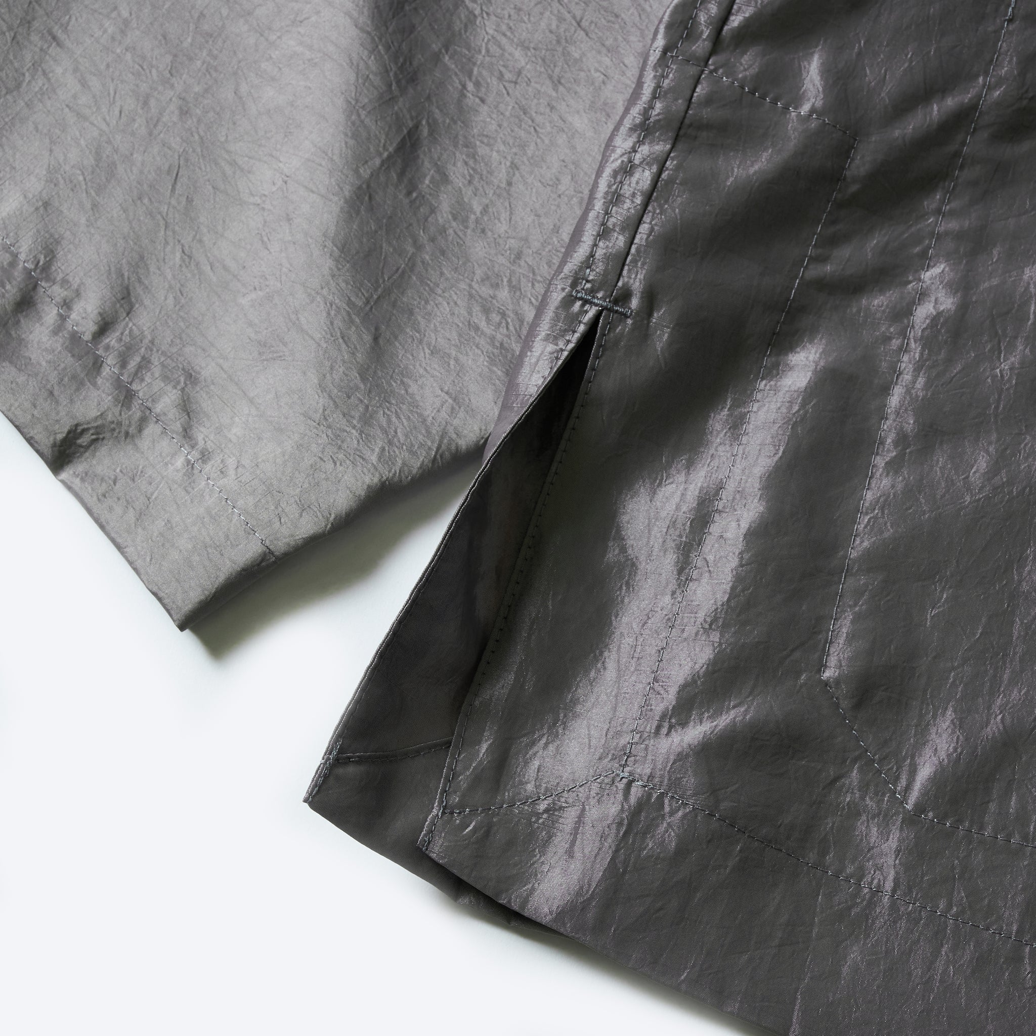 #3117-MTS POST Chinois De Luxe : metallic taffeta silver grey