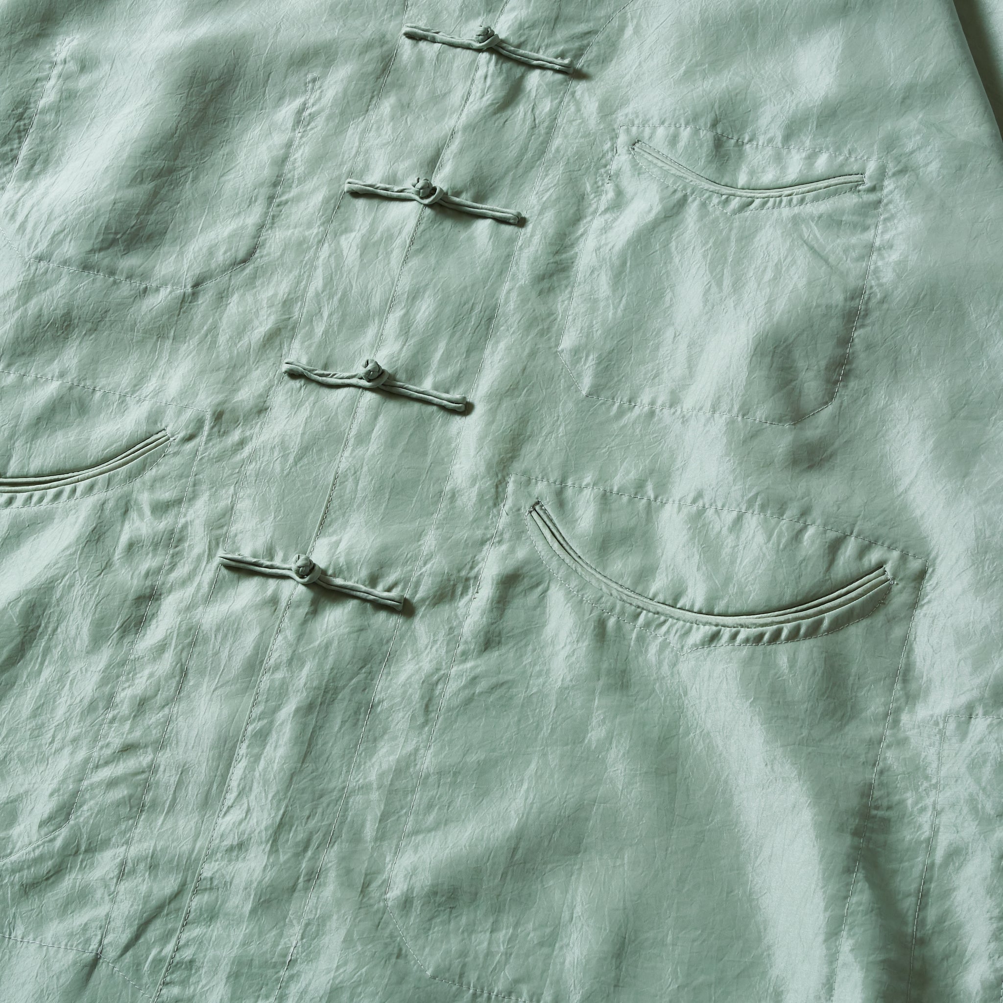 #3117-MTG POST Chinois De Luxe : metallic taffeta green