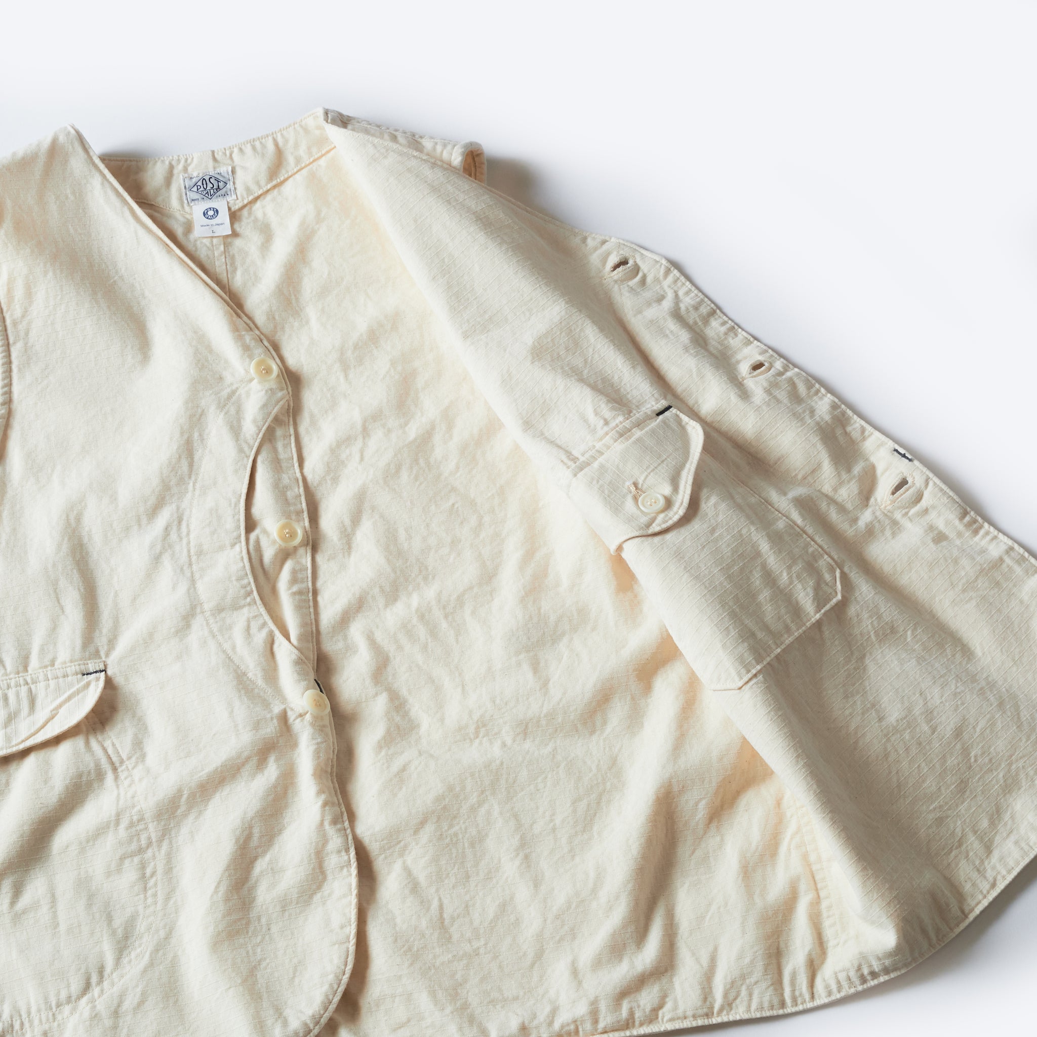 #1512-DRN Royal Traveler : cotton dobby ripstop natural