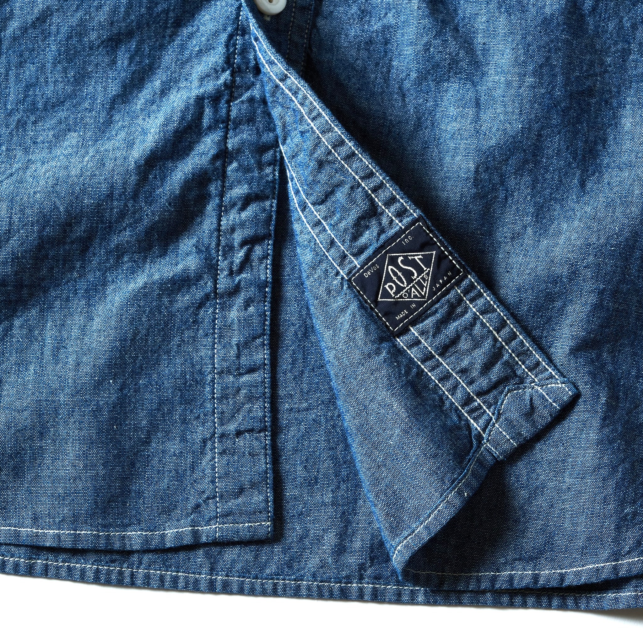 #1201C-CC No.1 Shirt MV : classic chambray indigo