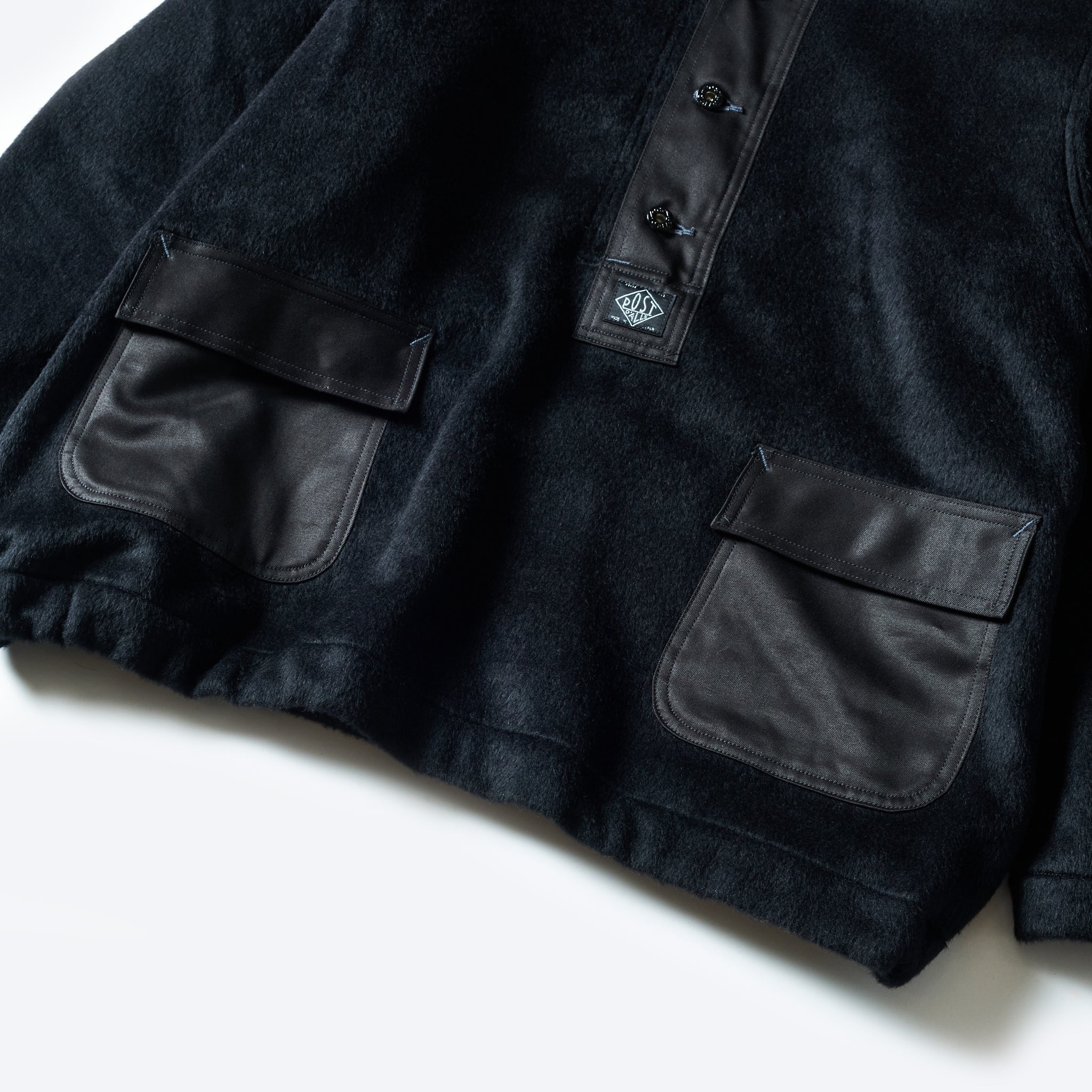 #1105-AMB NAVY Parka : alpaca mohair (SHOP SPECIAL)